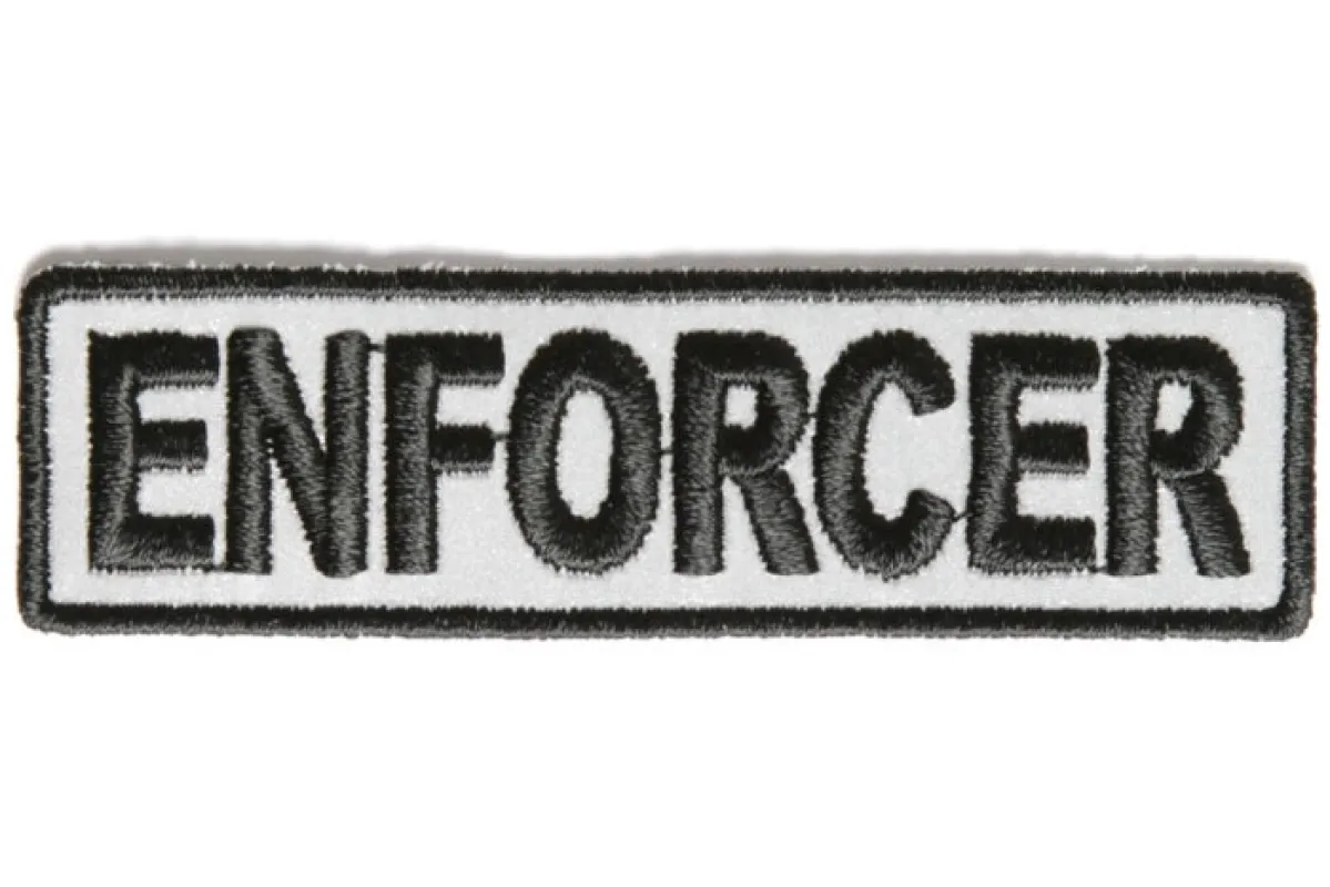 Enforcer Patch 3.5 Inch Reflective made by Legendary USA
