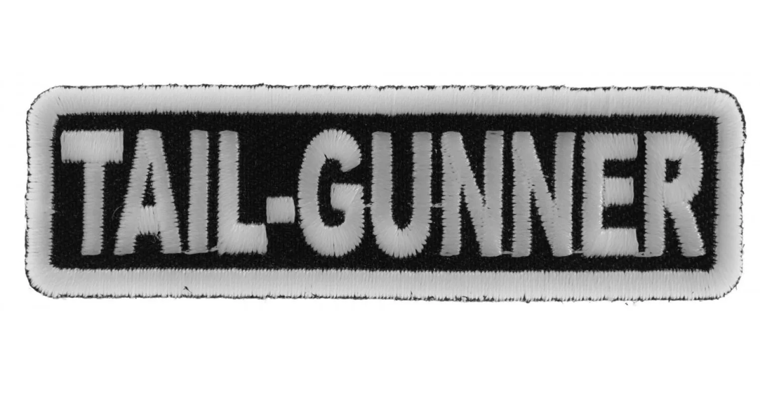Tail Gunner Patch 3.5 Inch Yellow made by Legendary USA