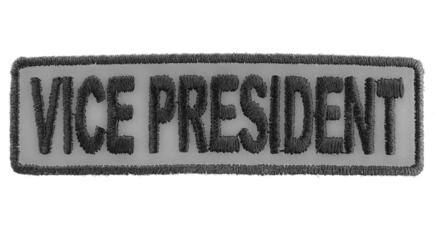 Vice President Patch 3.5 Inch Reflective made by Legendary USA