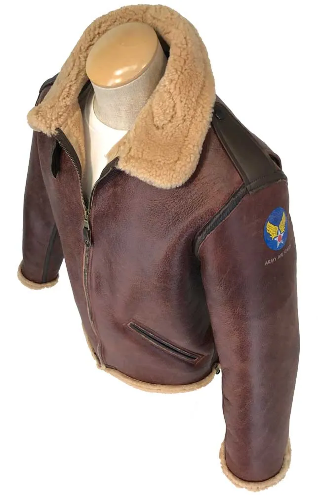 Cockpit USA Men's B-6 Shearling Bomber Jacket sold by Legendary USA product image thumbnail 5