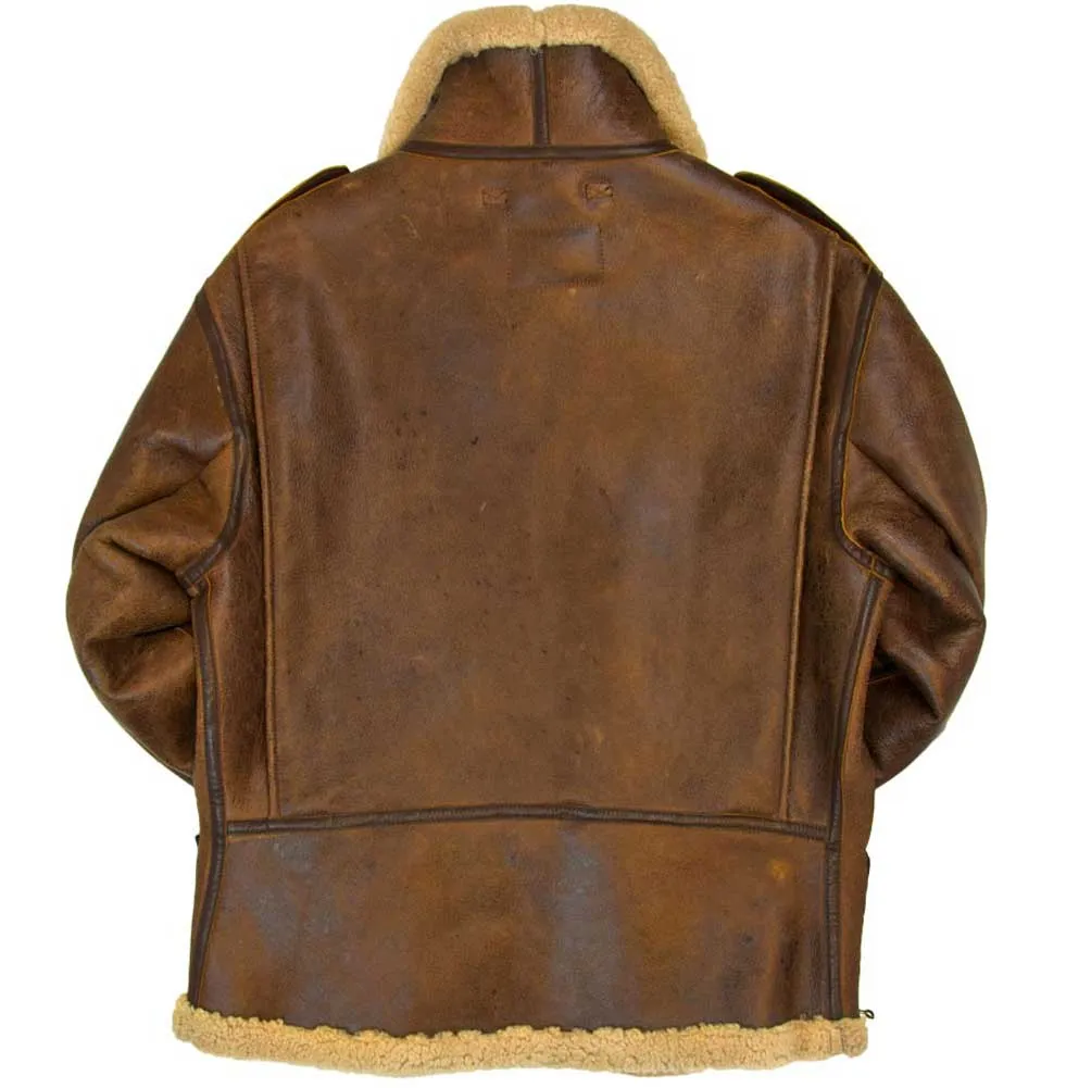 Cockpit USA Men's B-6 Shearling Bomber Jacket sold by Legendary USA product image thumbnail 4
