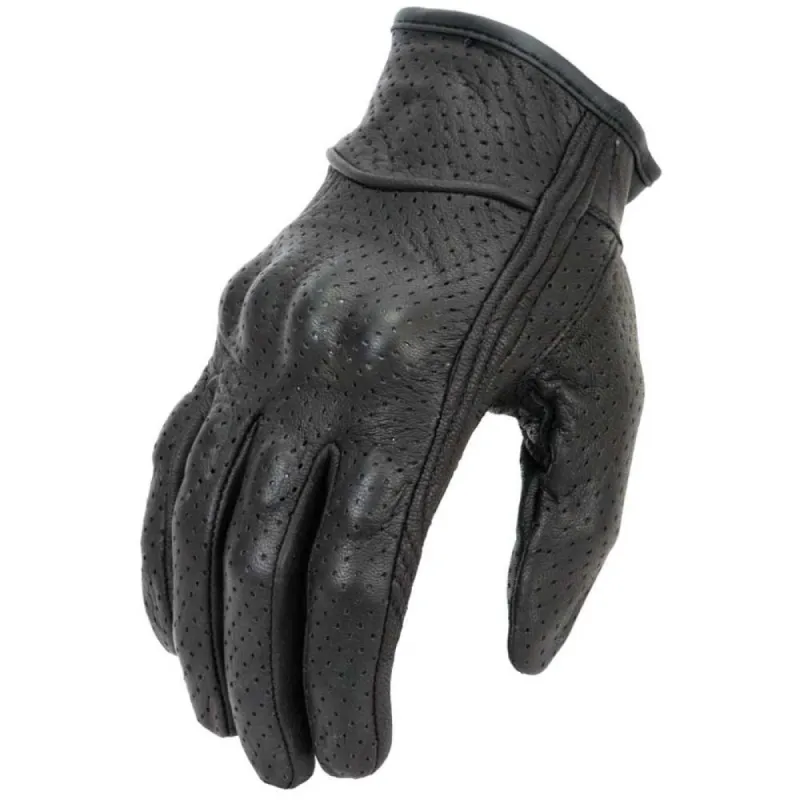First Mfg Short Wrist Ventilated Motorcycle Riding Gloves sold by Legendary USA