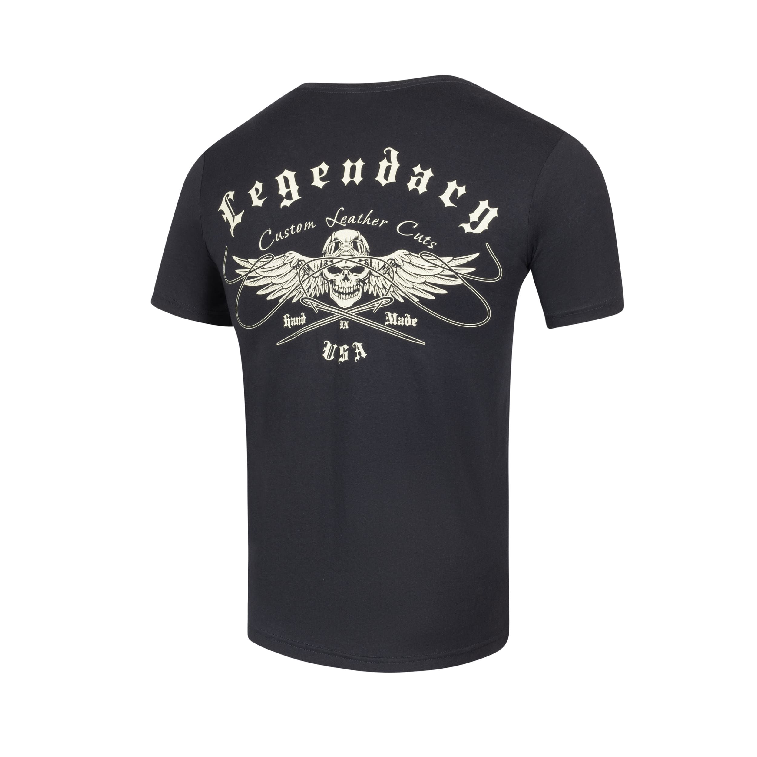 π Legendary USA 'Custom Leather Cuts' T-Shirt (100% off) sold by Legendary USA