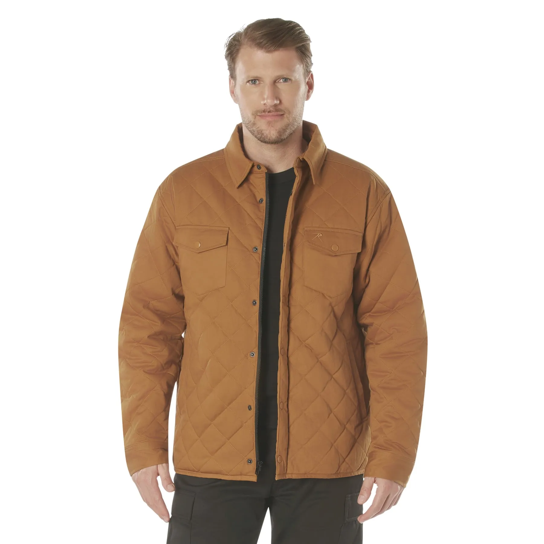 Mens Diamond Quilted Cotton Jacket by Rothco sold by Legendary USA product image thumbnail 3