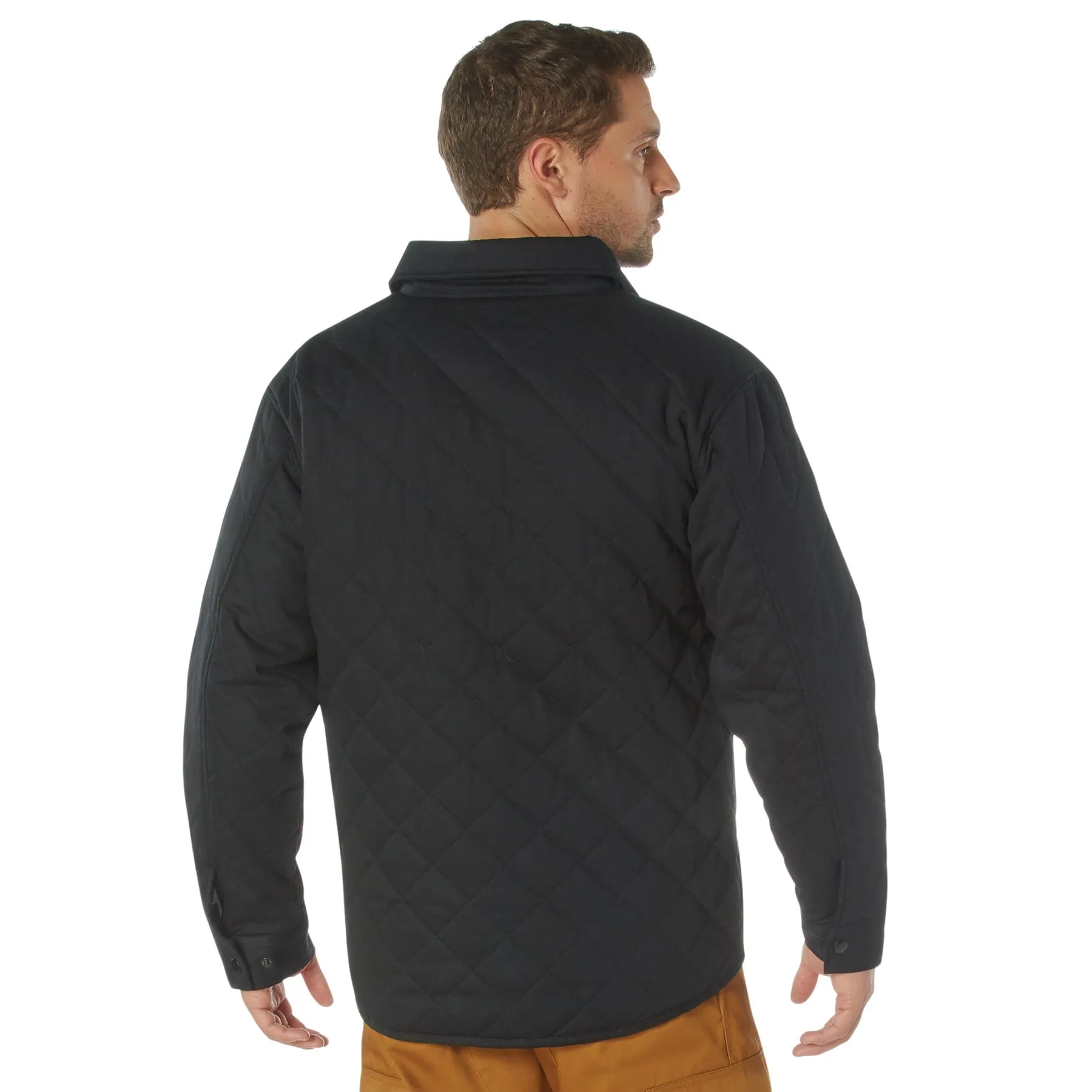 Mens Diamond Quilted Cotton Jacket by Rothco sold by Legendary USA product image thumbnail 4