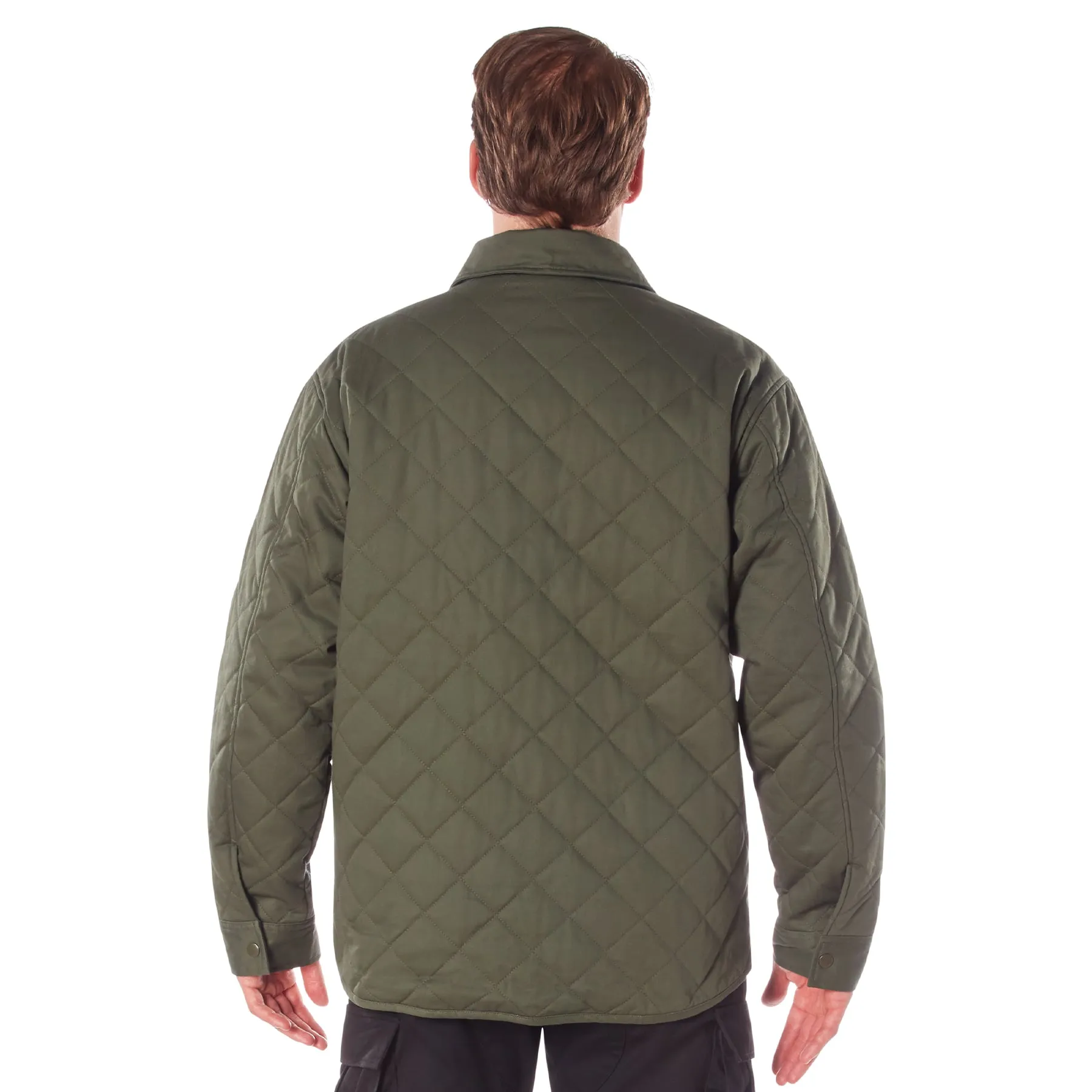 Mens Diamond Quilted Cotton Jacket by Rothco sold by Legendary USA product image thumbnail 5