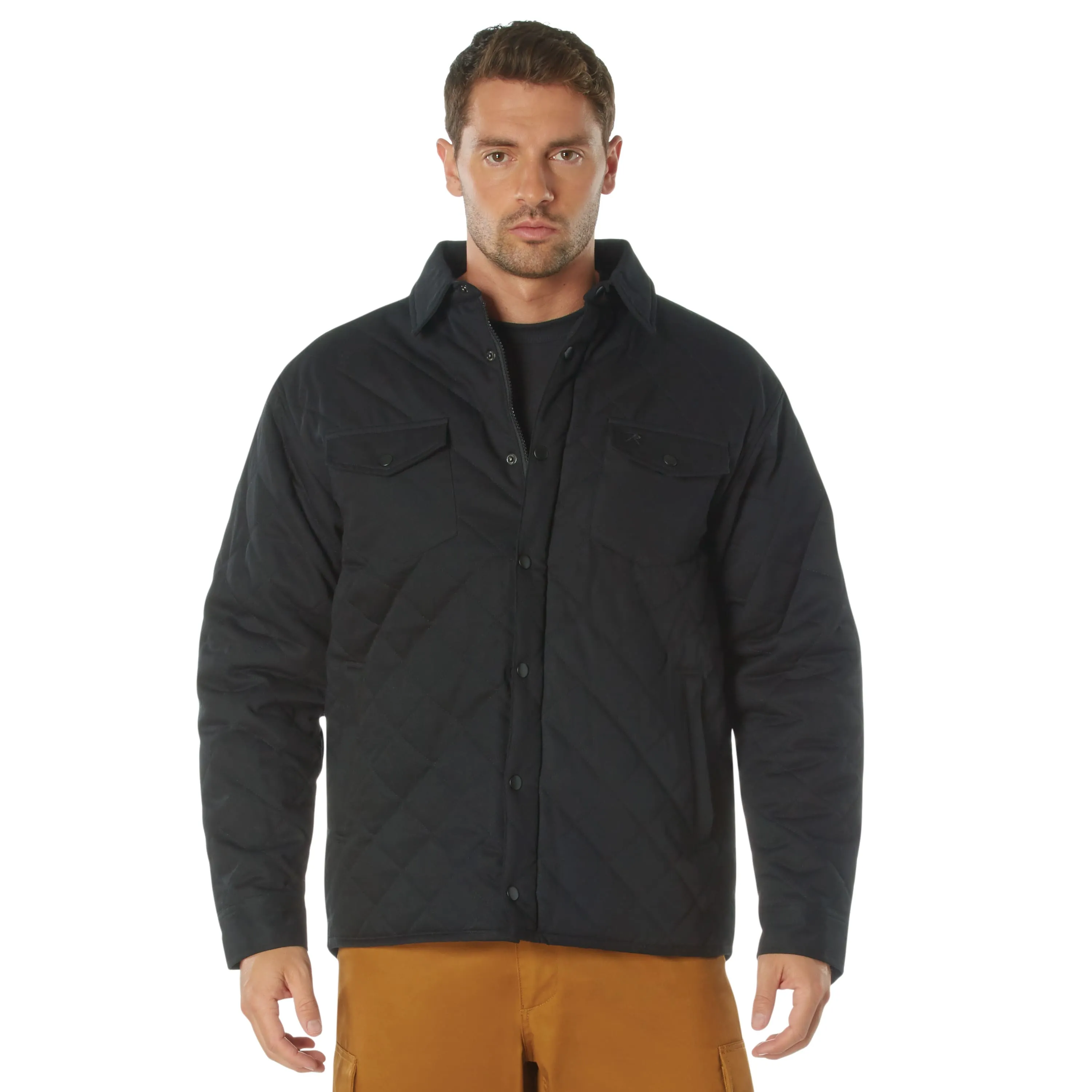Mens Diamond Quilted Cotton Jacket by Rothco sold by Legendary USA