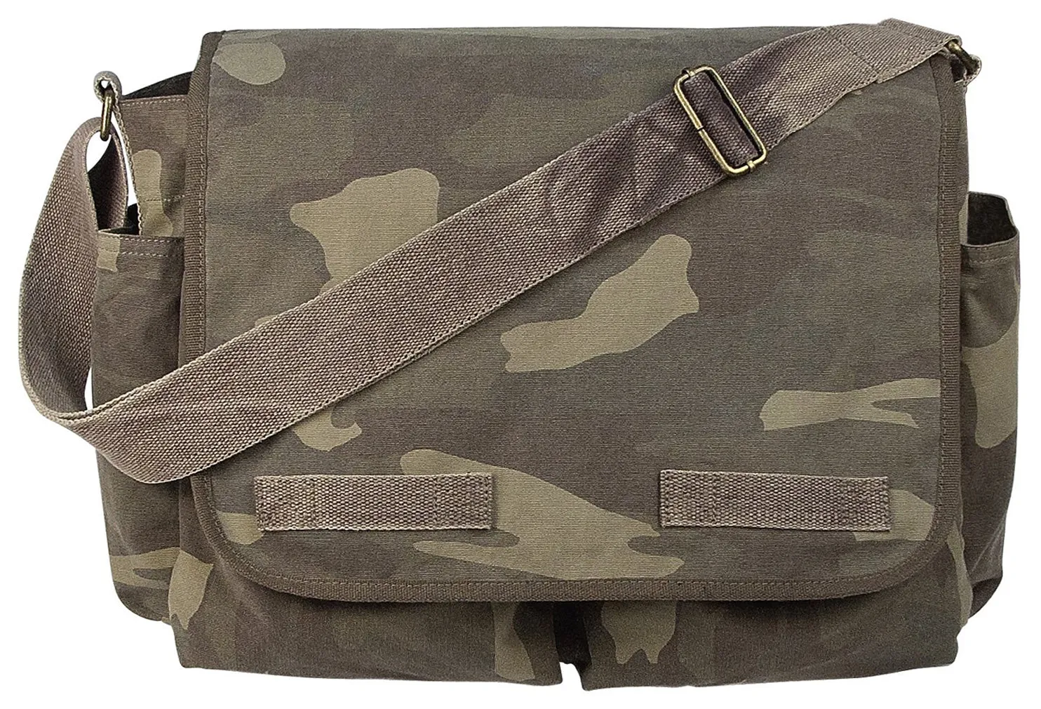 Vintage Washed Canvas Messenger Bag by Rothco sold by Legendary USA