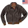 Cockpit USA Mens 40th Anniversary Horsehide A-2 Flight Jacket sold by Legendary USA