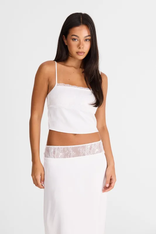 Fleur Top White made by Sasha Therese