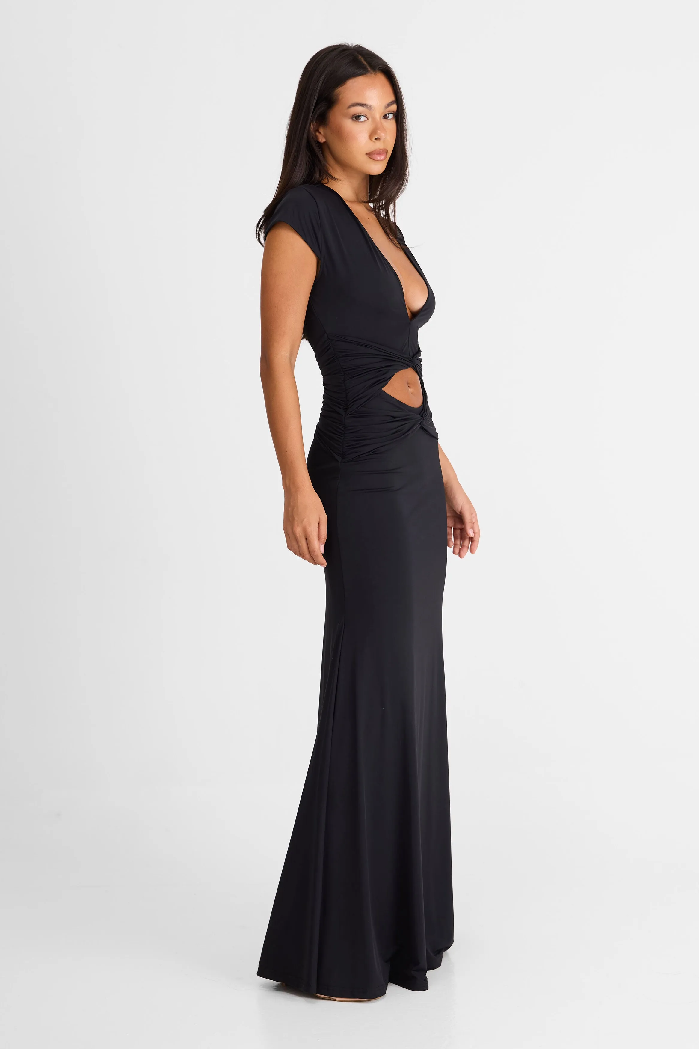 Arielle Maxi Dress Black sold by Sasha Therese product image thumbnail 4