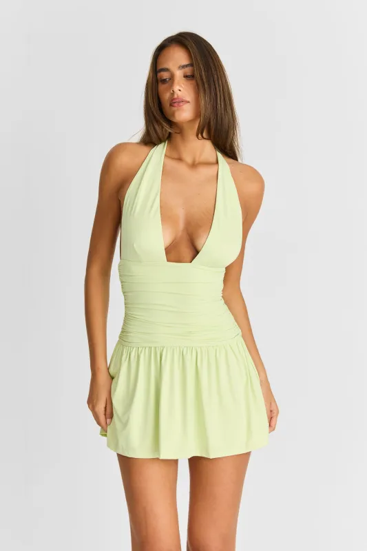 Primrose Mini Dress Apple made by Sasha Therese