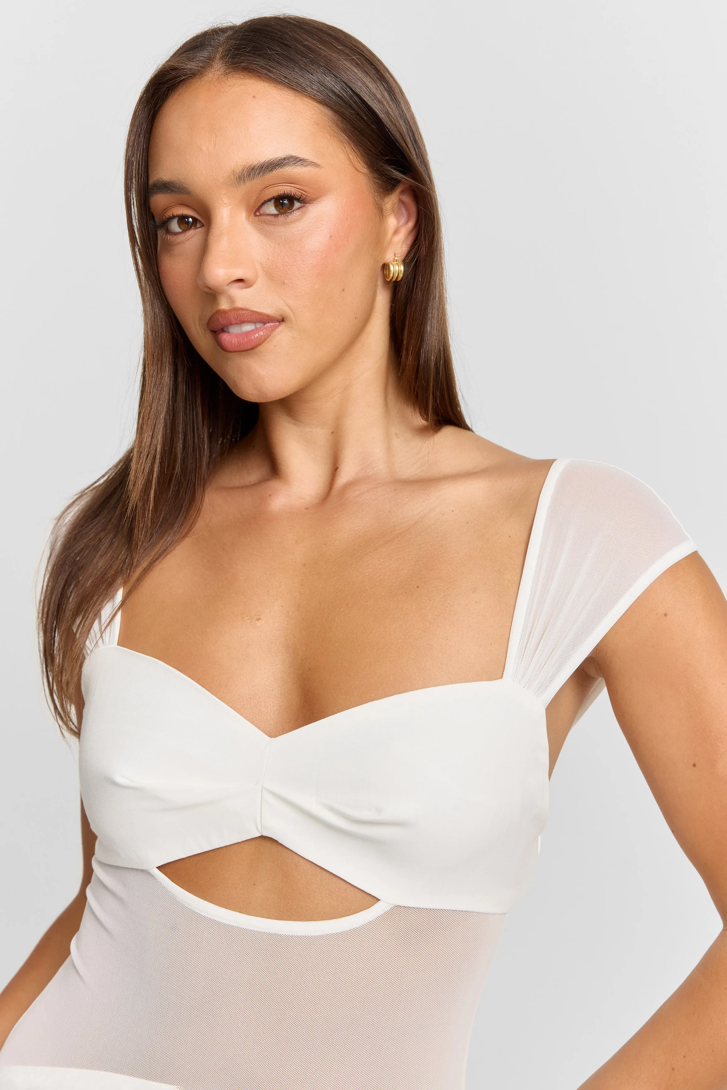 Anastasia Maxi Dress White sold by Sasha Therese product image thumbnail 4