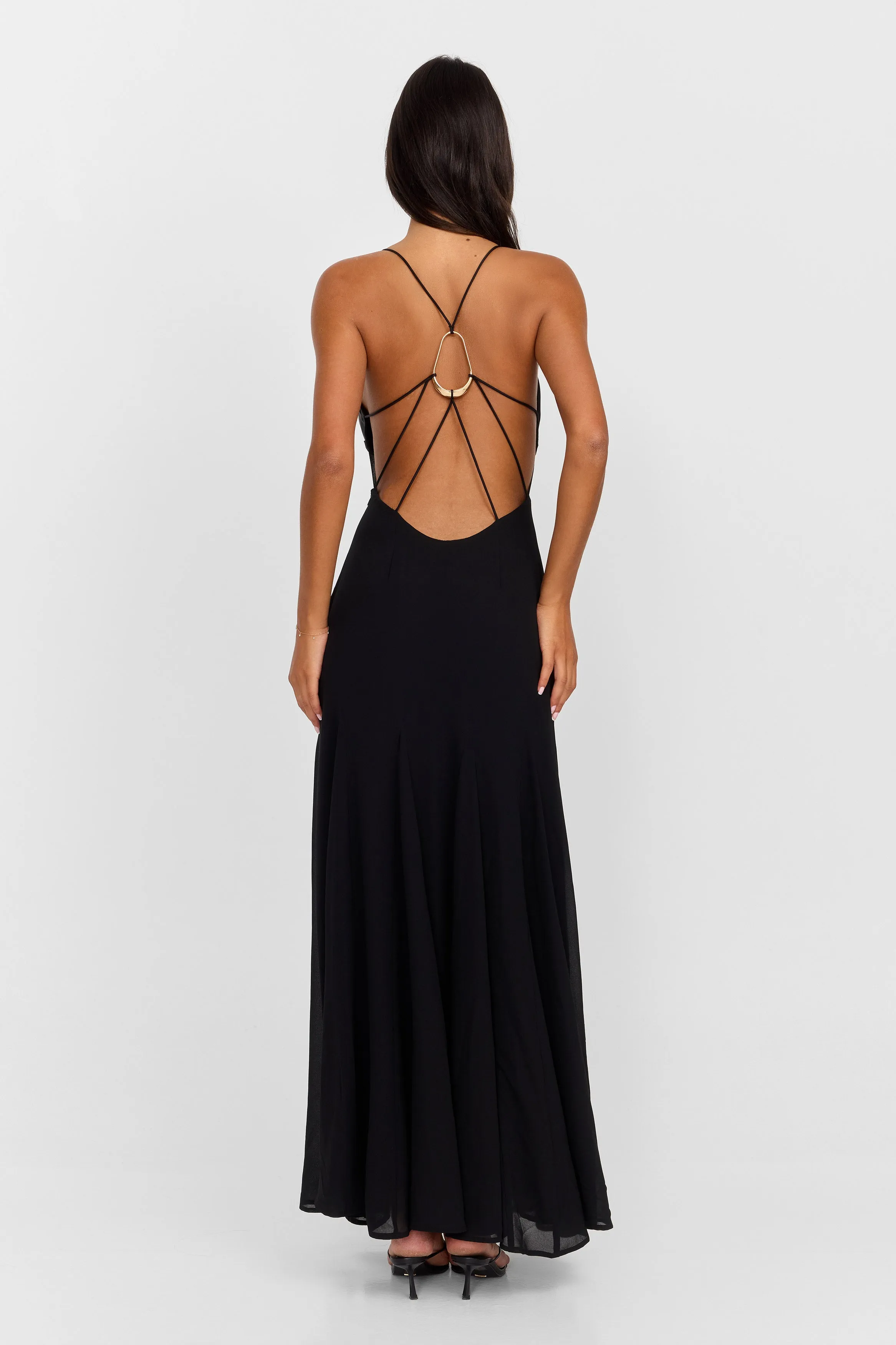 Electra Maxi Dress Black sold by Sasha Therese product image thumbnail 4