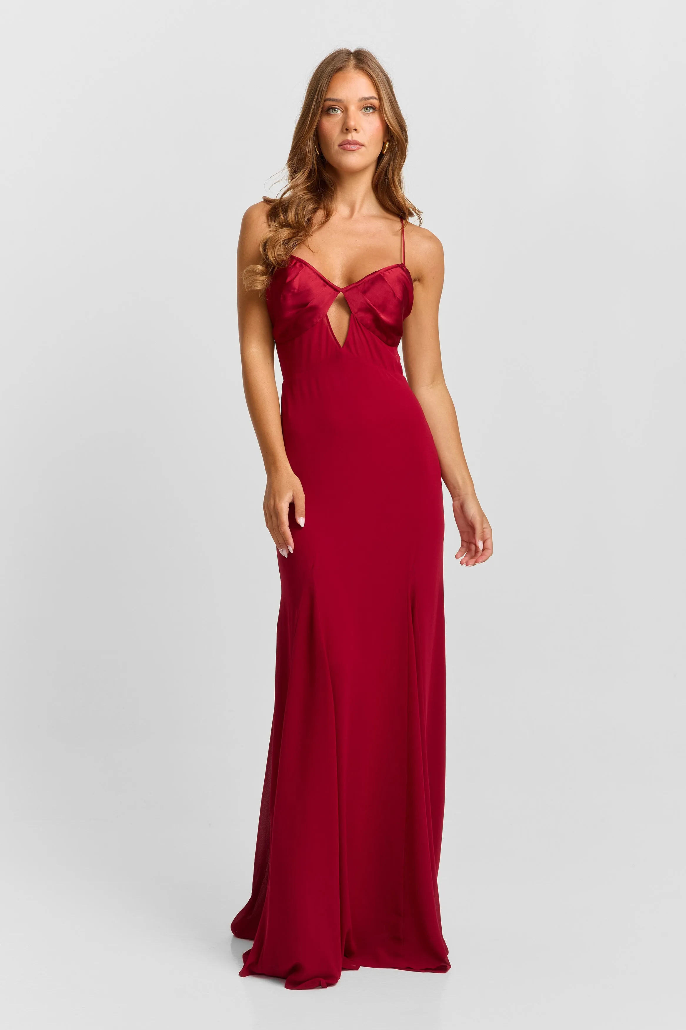 Electra Maxi Dress Red sold by Sasha Therese product image thumbnail 5