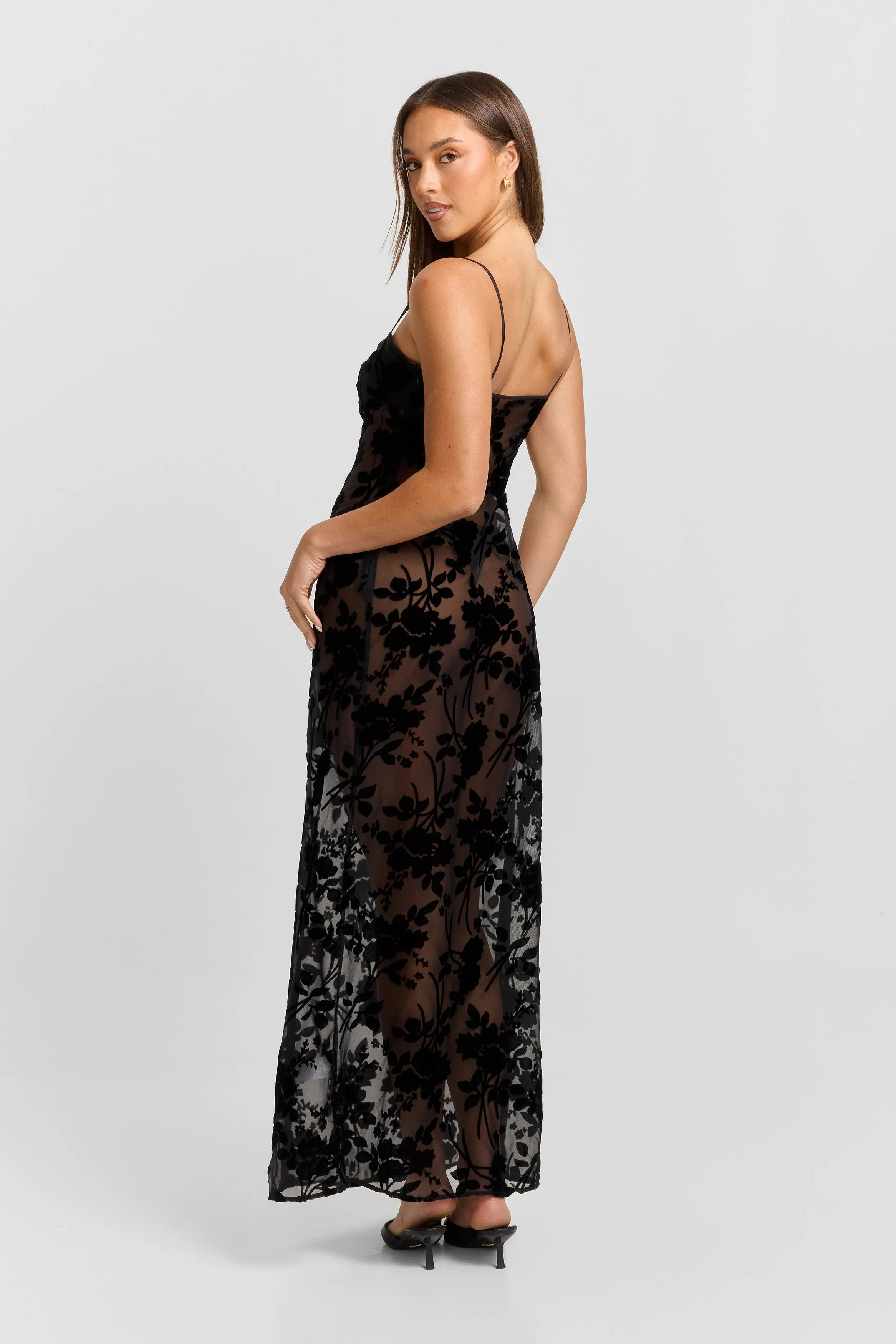 Ophelia Maxi Dress Black sold by Sasha Therese product image thumbnail 5