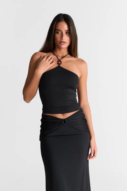 Lyra Tank Black made by Sasha Therese