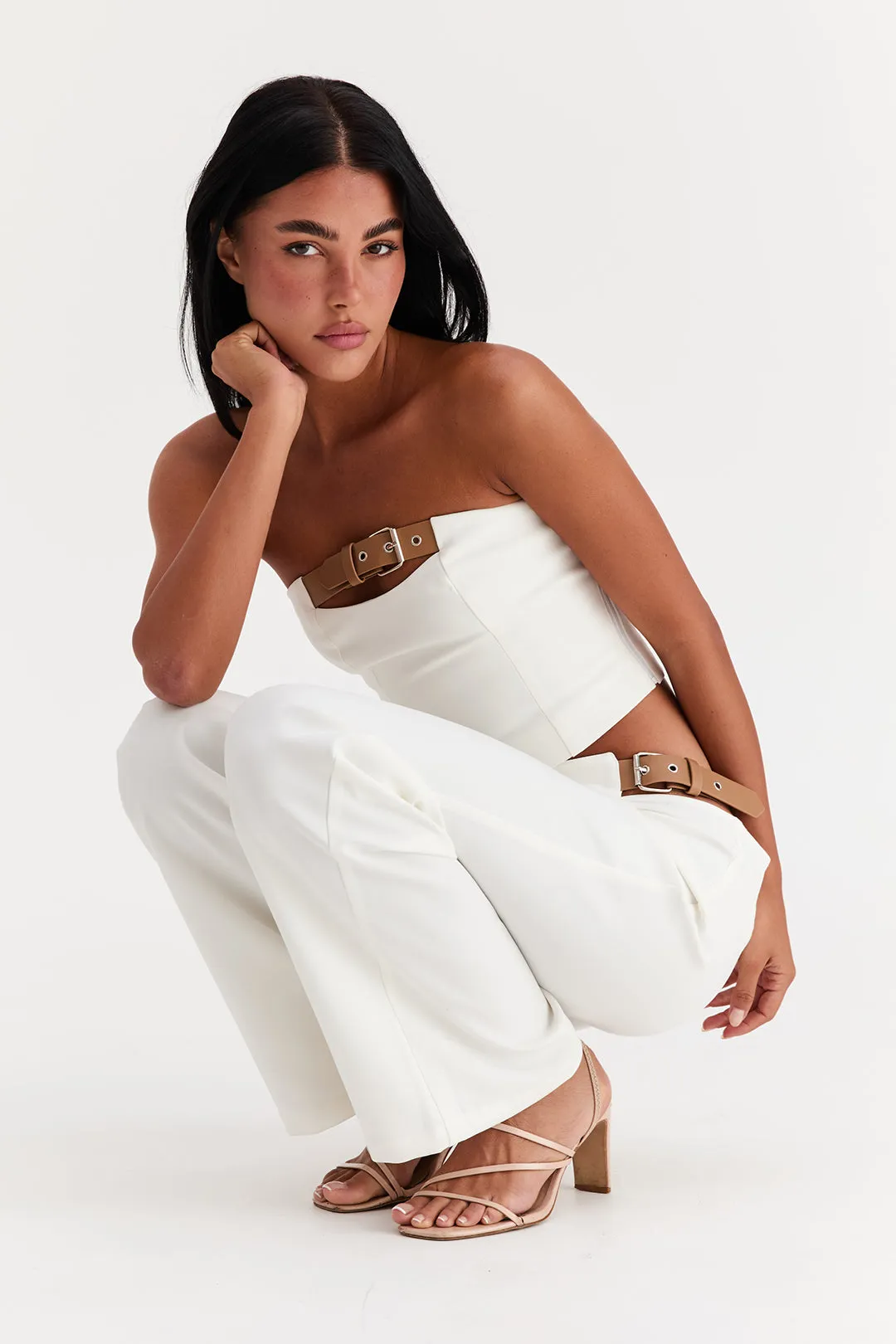 Lucia Top White sold by Sasha Therese product image thumbnail 5