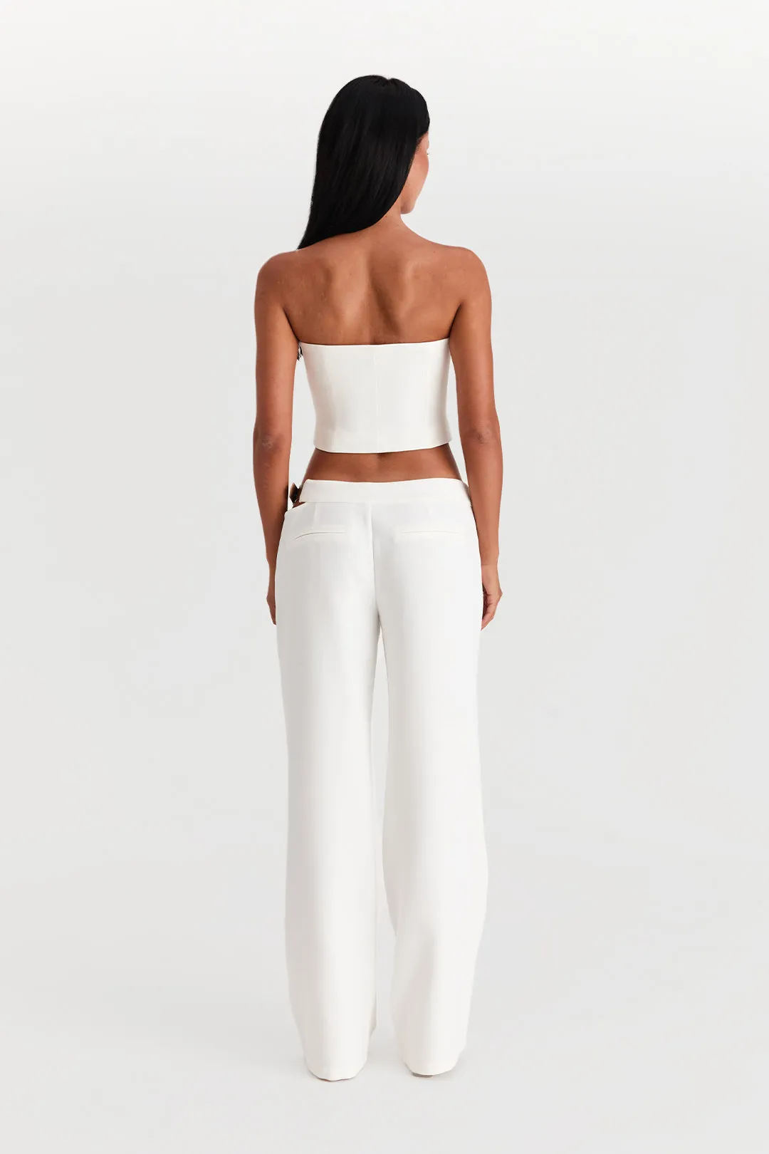 Lucia Pants White sold by Sasha Therese product image thumbnail 5