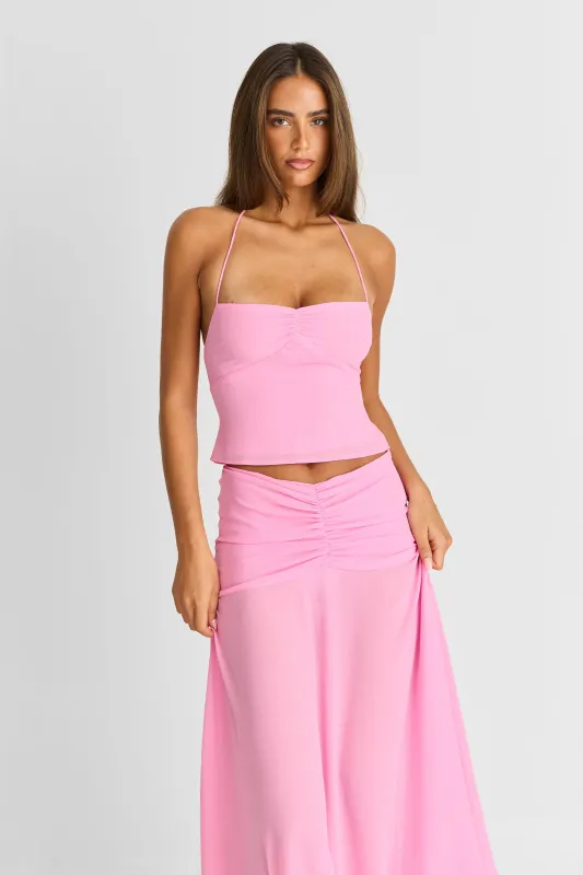 Sage Top Pink made by Sasha Therese