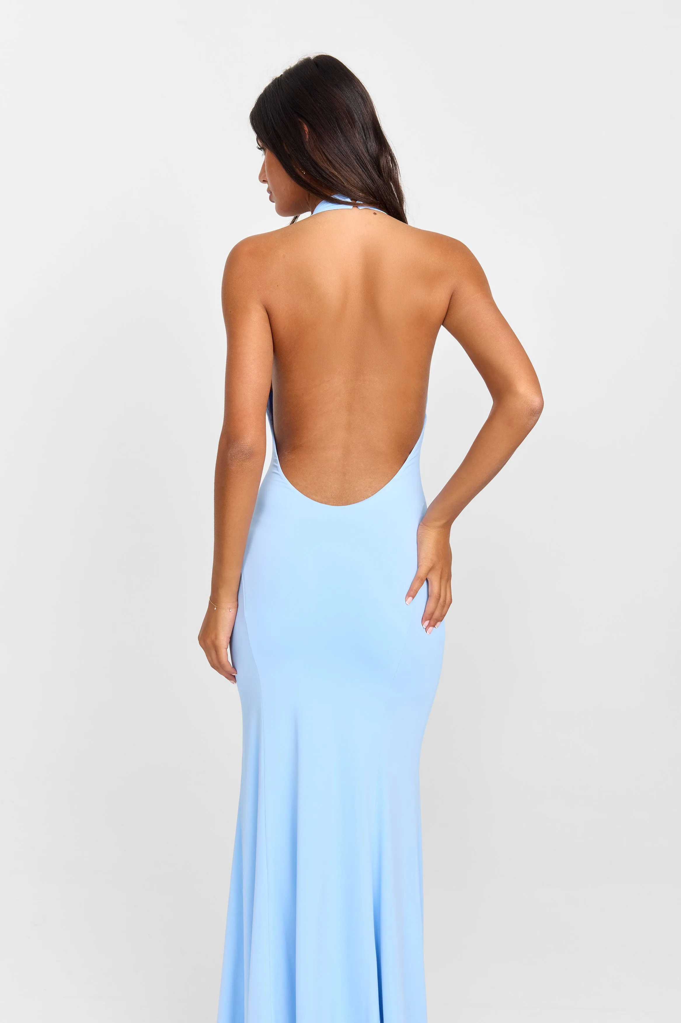Luna Maxi Dress Blue sold by Sasha Therese product image thumbnail 4