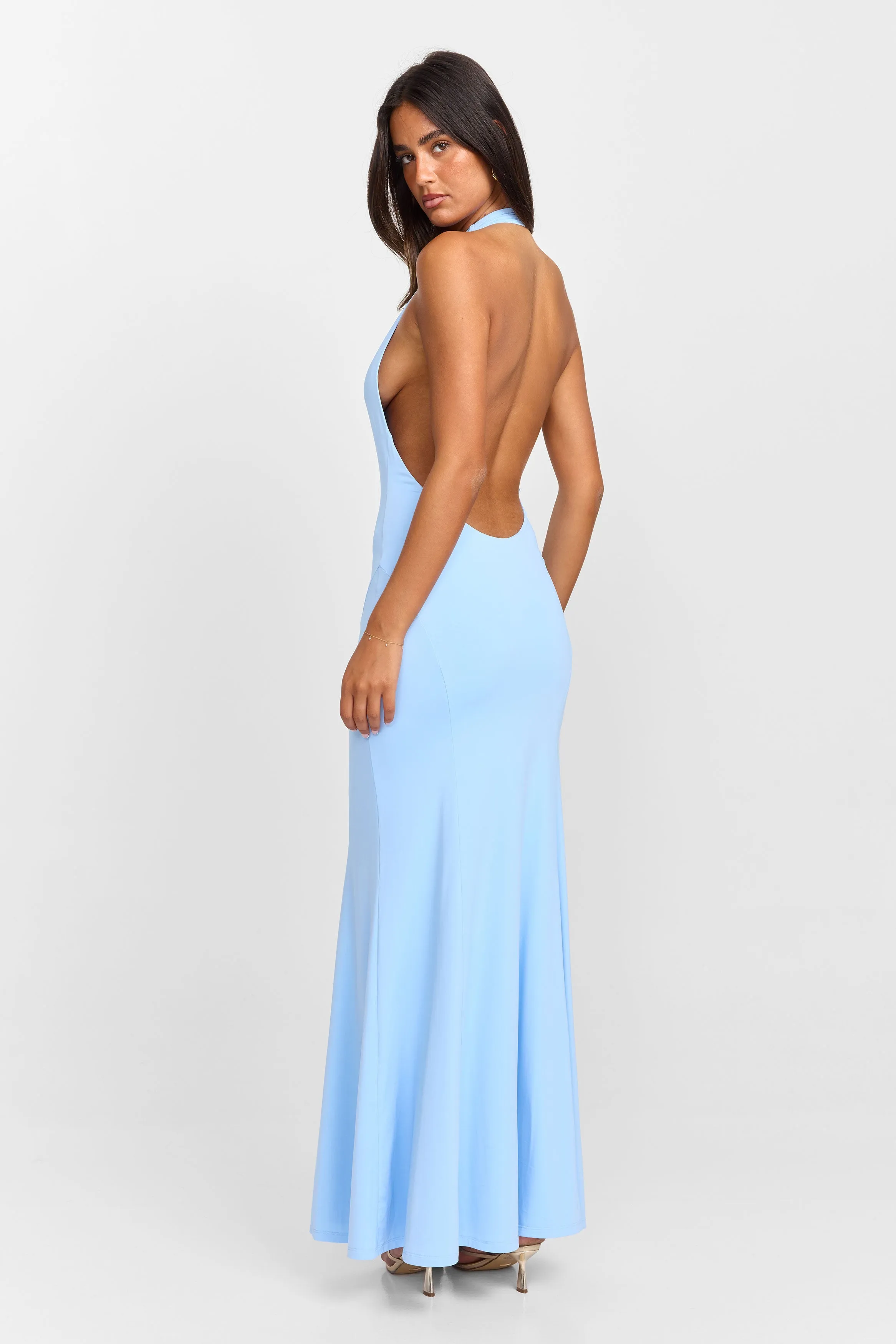 Luna Maxi Dress Blue sold by Sasha Therese product image thumbnail 3