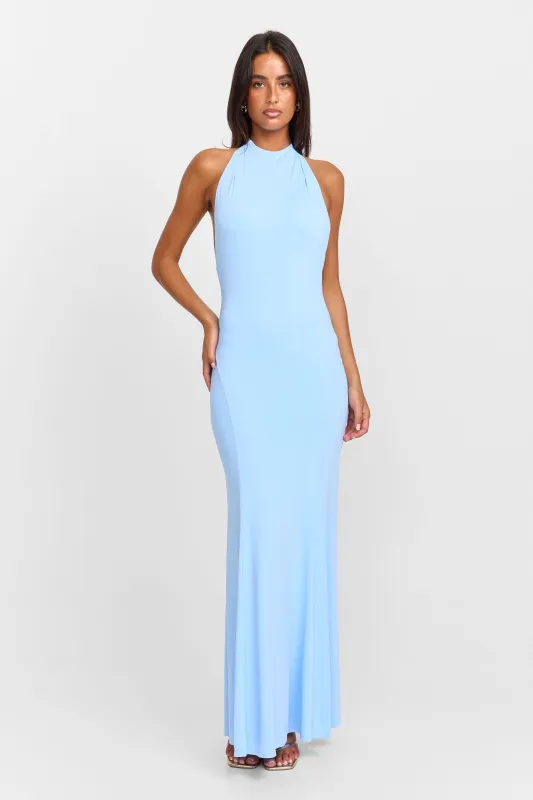 Luna Maxi Dress Blue made by Sasha Therese