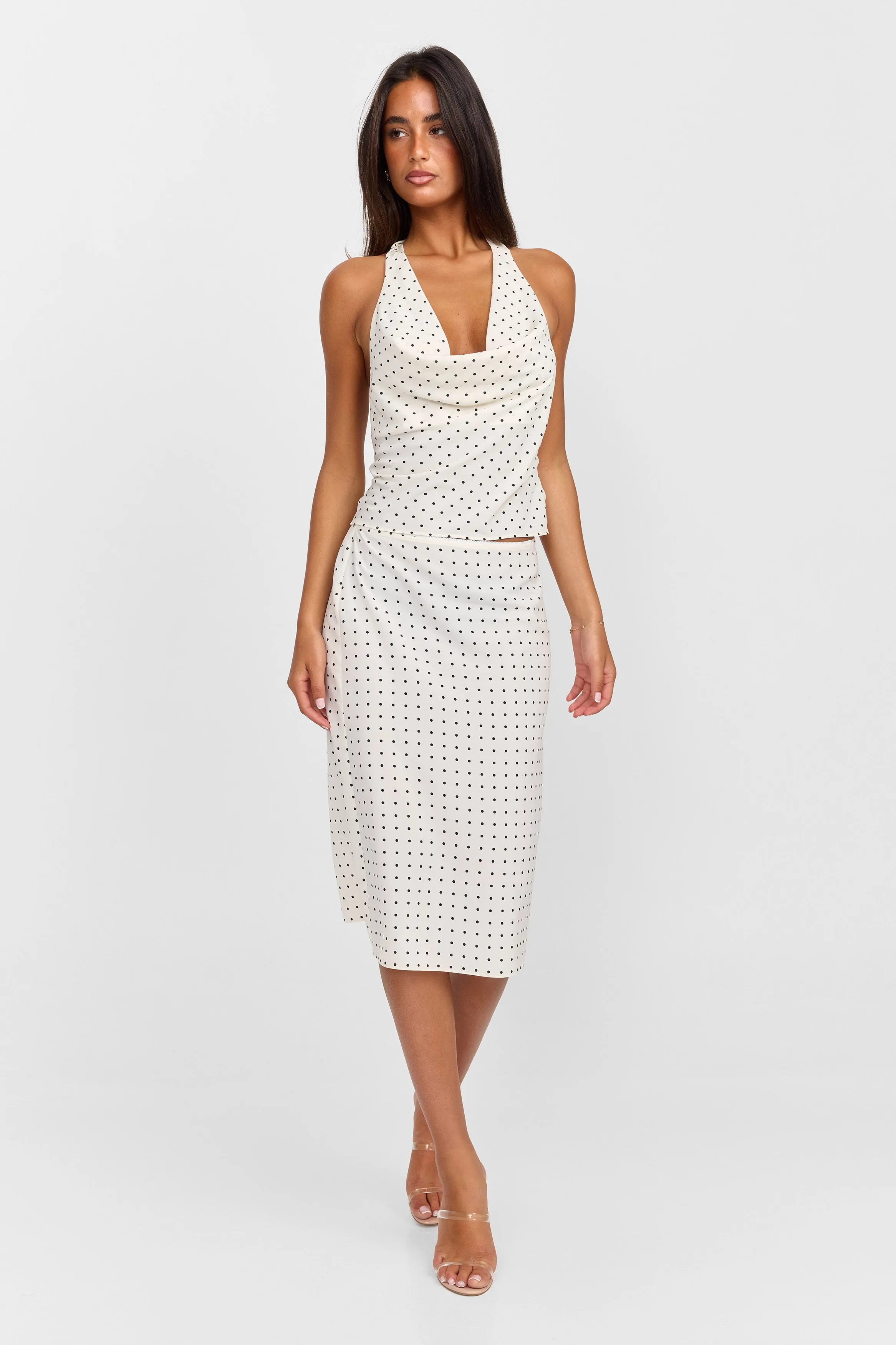Colette Top White Polkadot sold by Sasha Therese product image thumbnail 5
