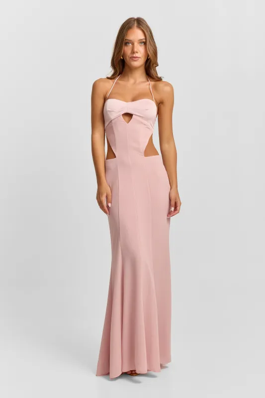 Scarlett Maxi Dress Pink made by Sasha Therese