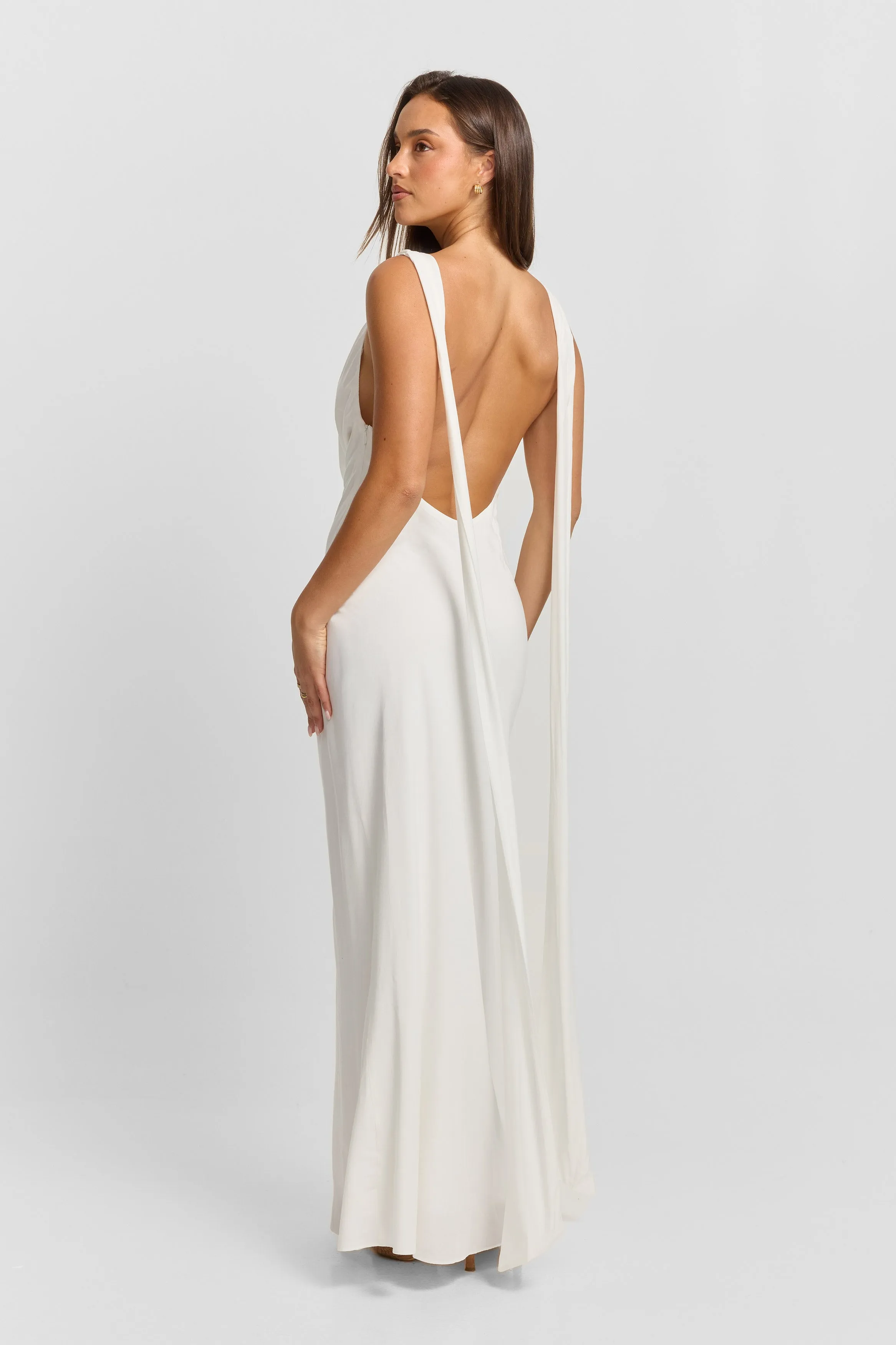 Eloise Maxi Dress White sold by Sasha Therese product image thumbnail 4