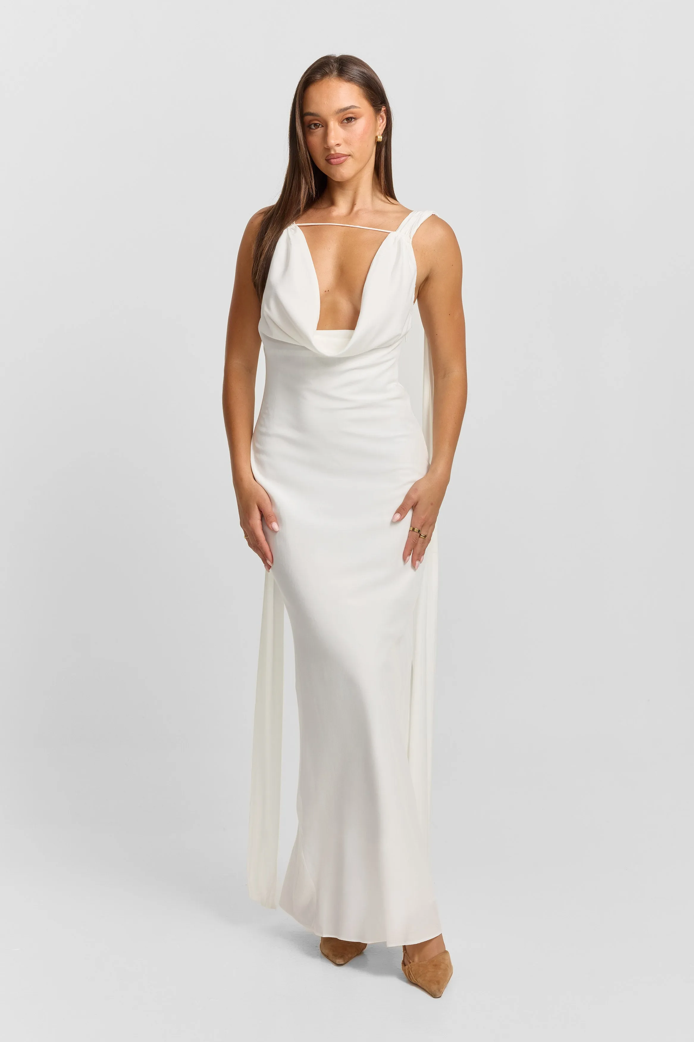 Eloise Maxi Dress White sold by Sasha Therese product image thumbnail 2
