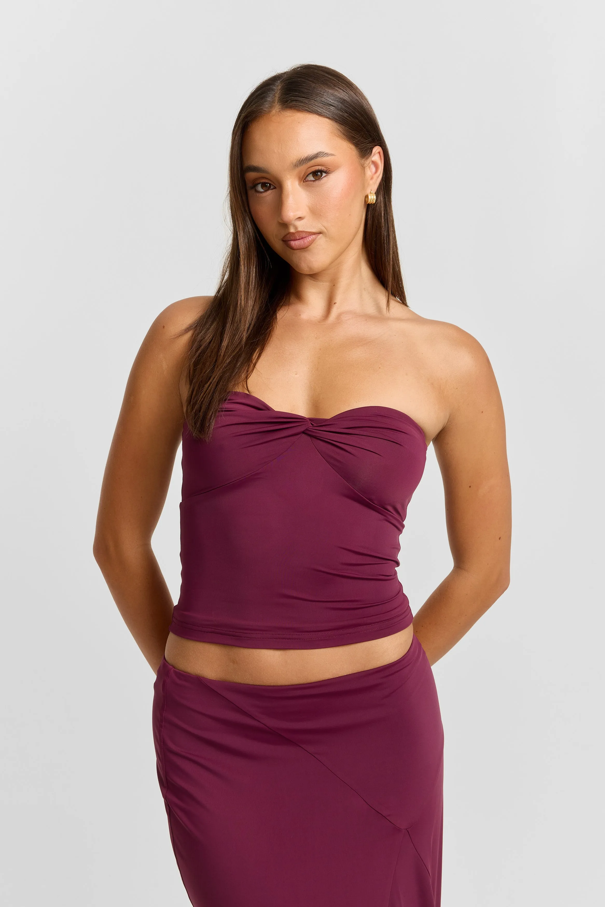 Lucinda Top Plum sold by Sasha Therese product image thumbnail 2