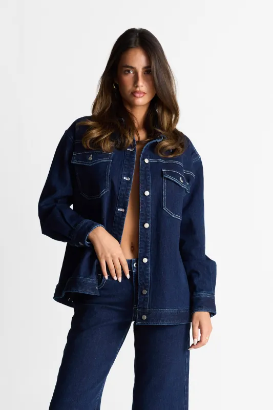 Skye Denim Jacket made by Sasha Therese