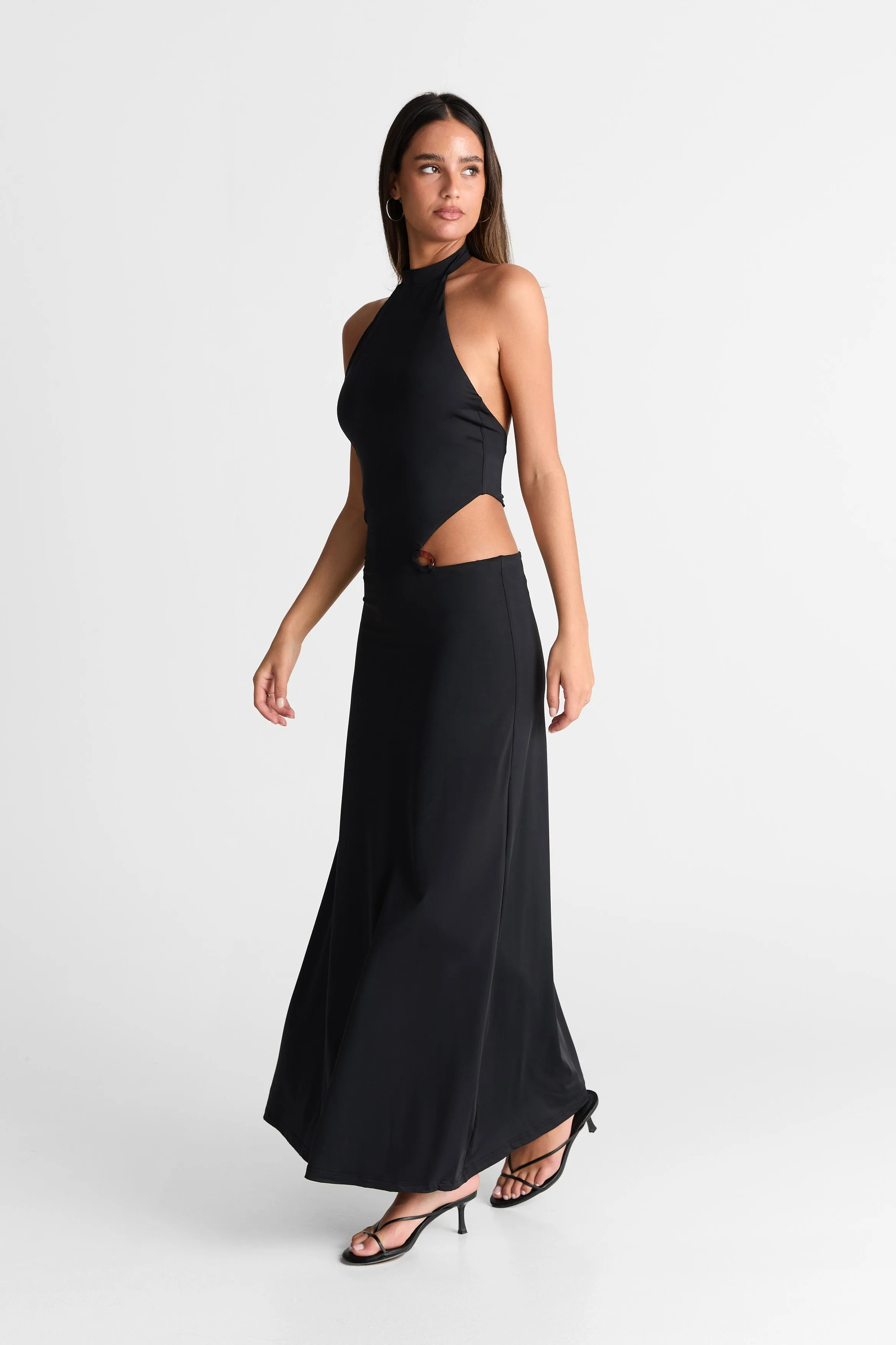 Aurora Maxi Dress Black sold by Sasha Therese product image thumbnail 5