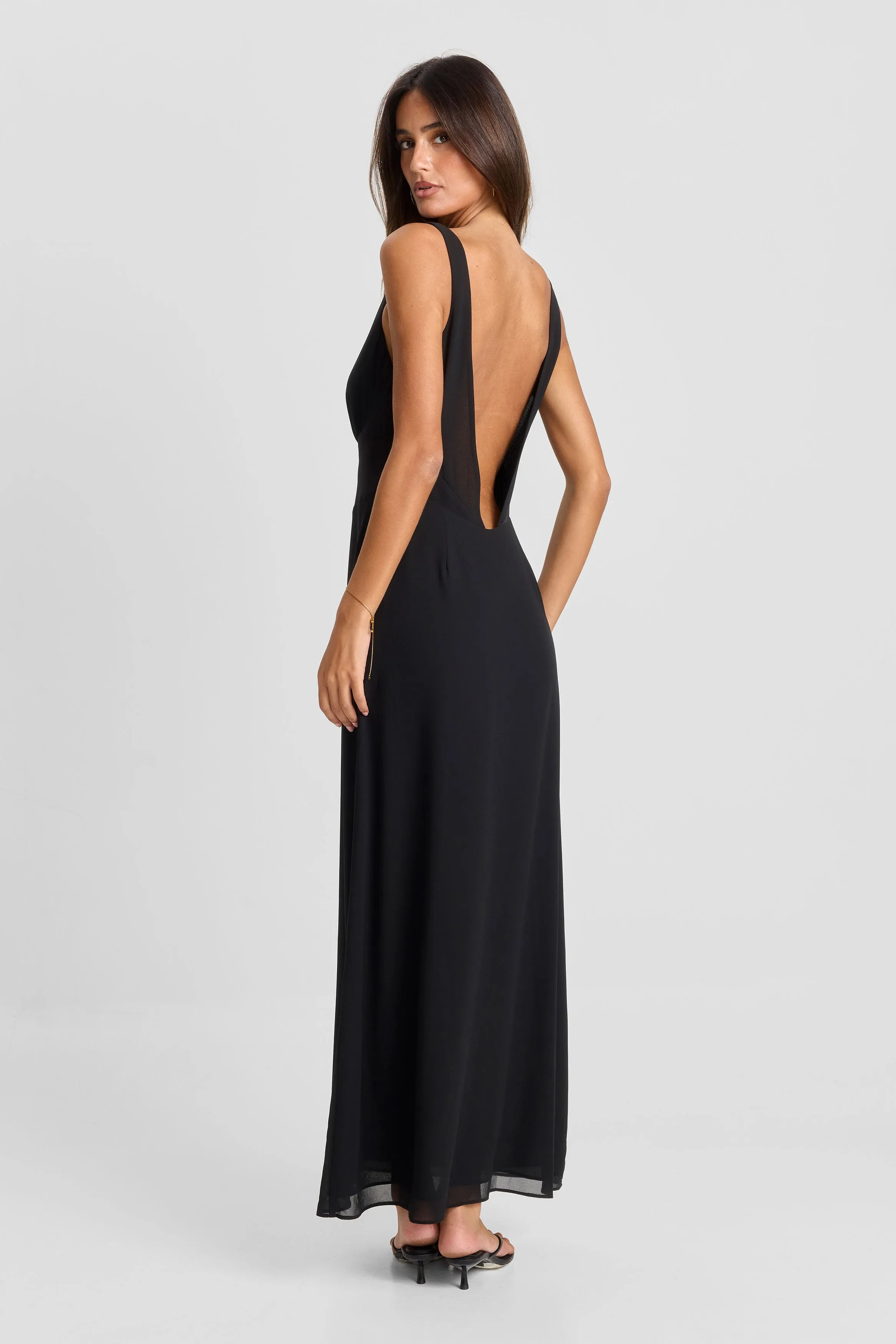 Juno Maxi Dress Black sold by Sasha Therese product image thumbnail 4