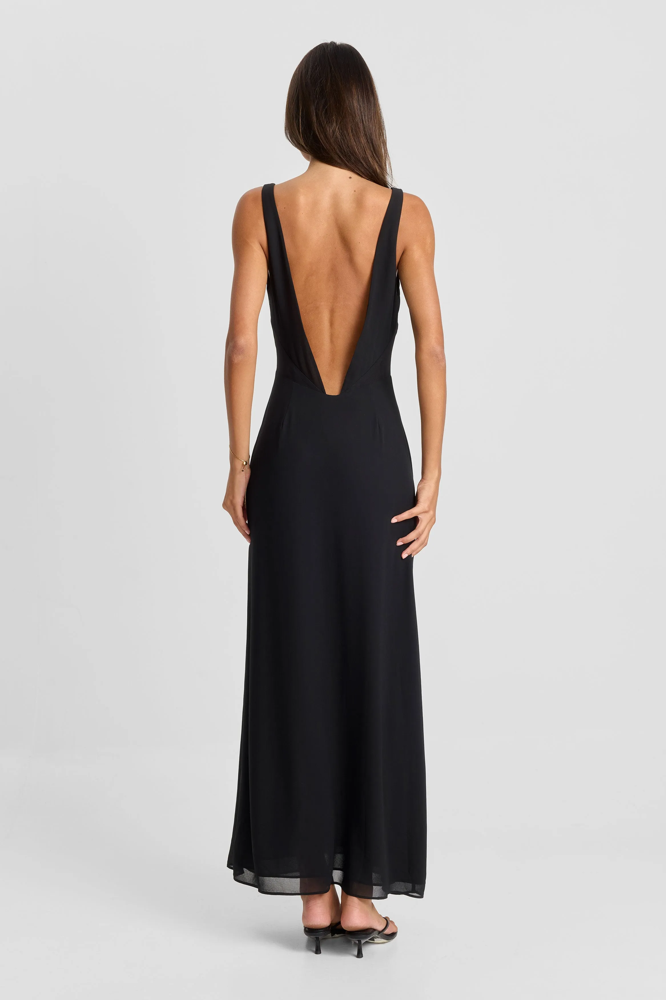 Juno Maxi Dress Black sold by Sasha Therese product image thumbnail 5