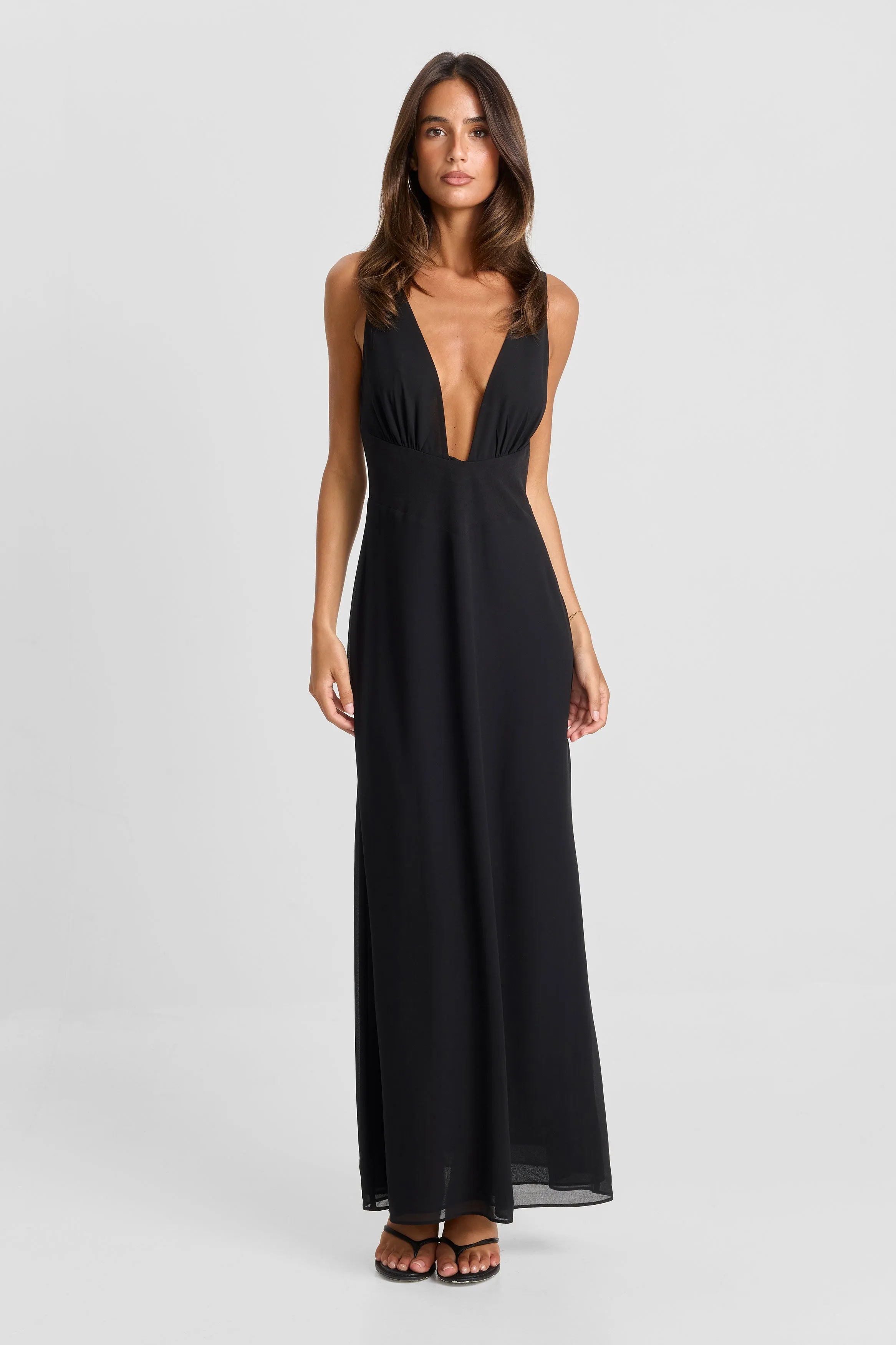 Juno Maxi Dress Black sold by Sasha Therese product image thumbnail 2