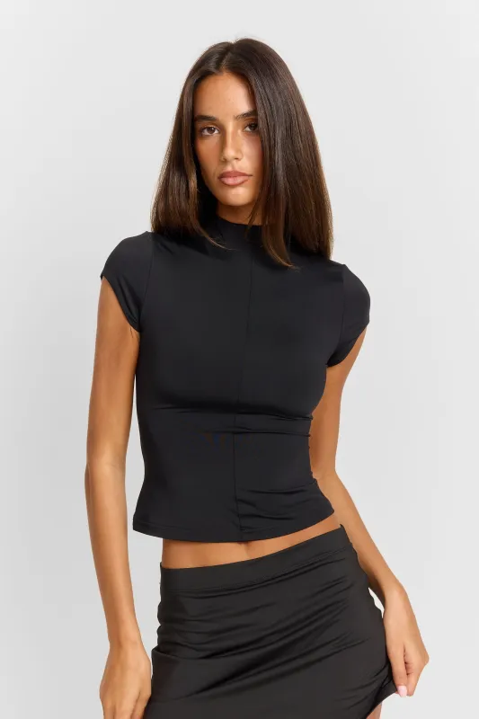 Iris Top Black made by Sasha Therese