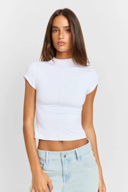 Iris Top White made by Sasha Therese