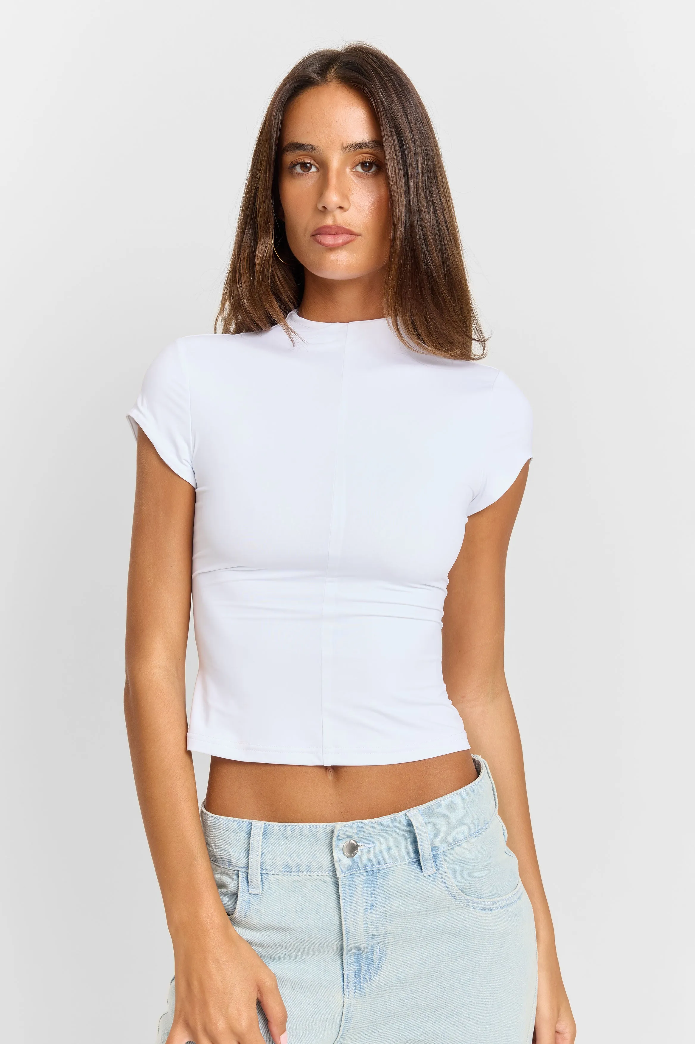 Iris Top White sold by Sasha Therese