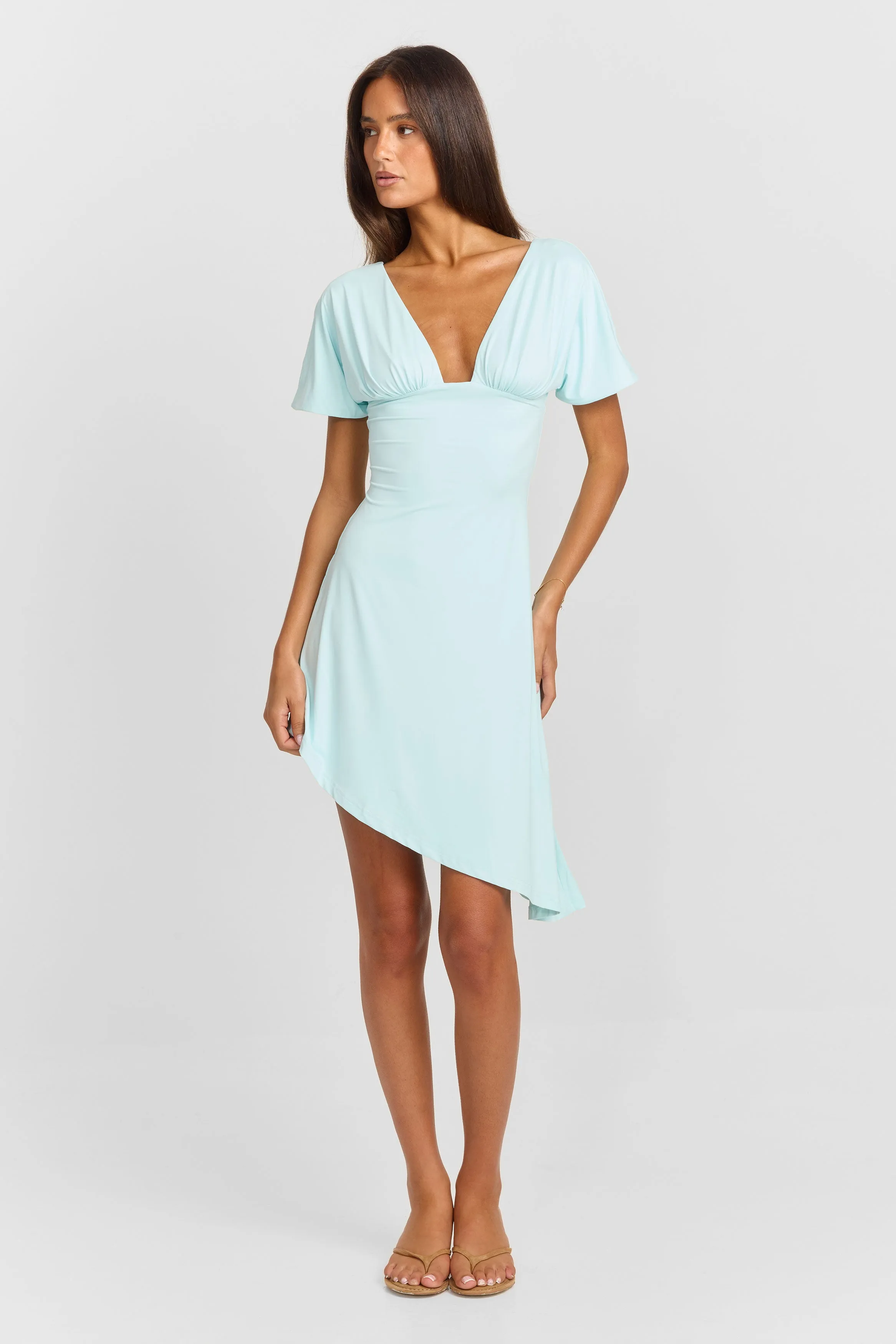 Winnie Mini Dress Blue sold by Sasha Therese