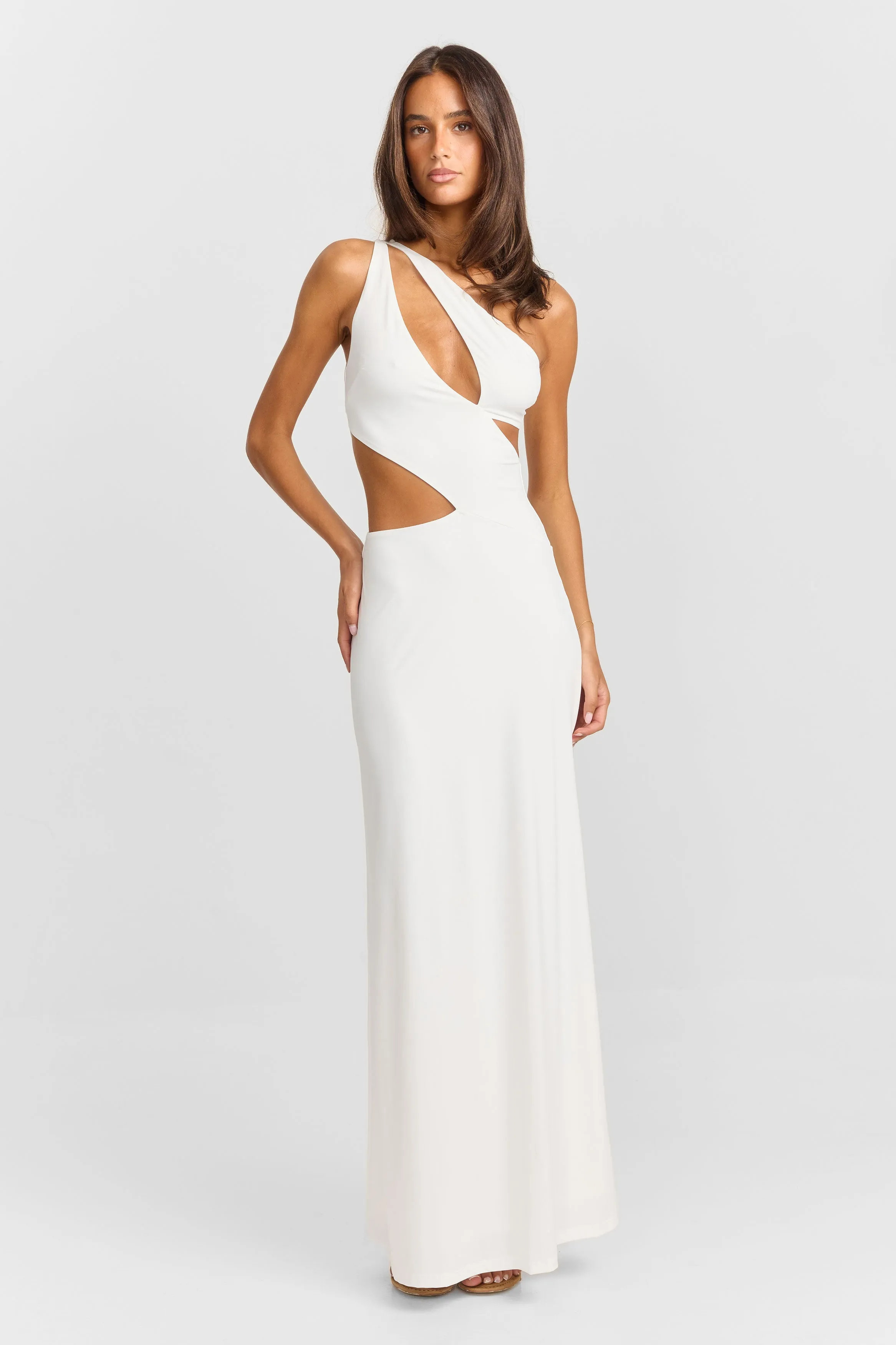 Selene Maxi Dress White sold by Sasha Therese