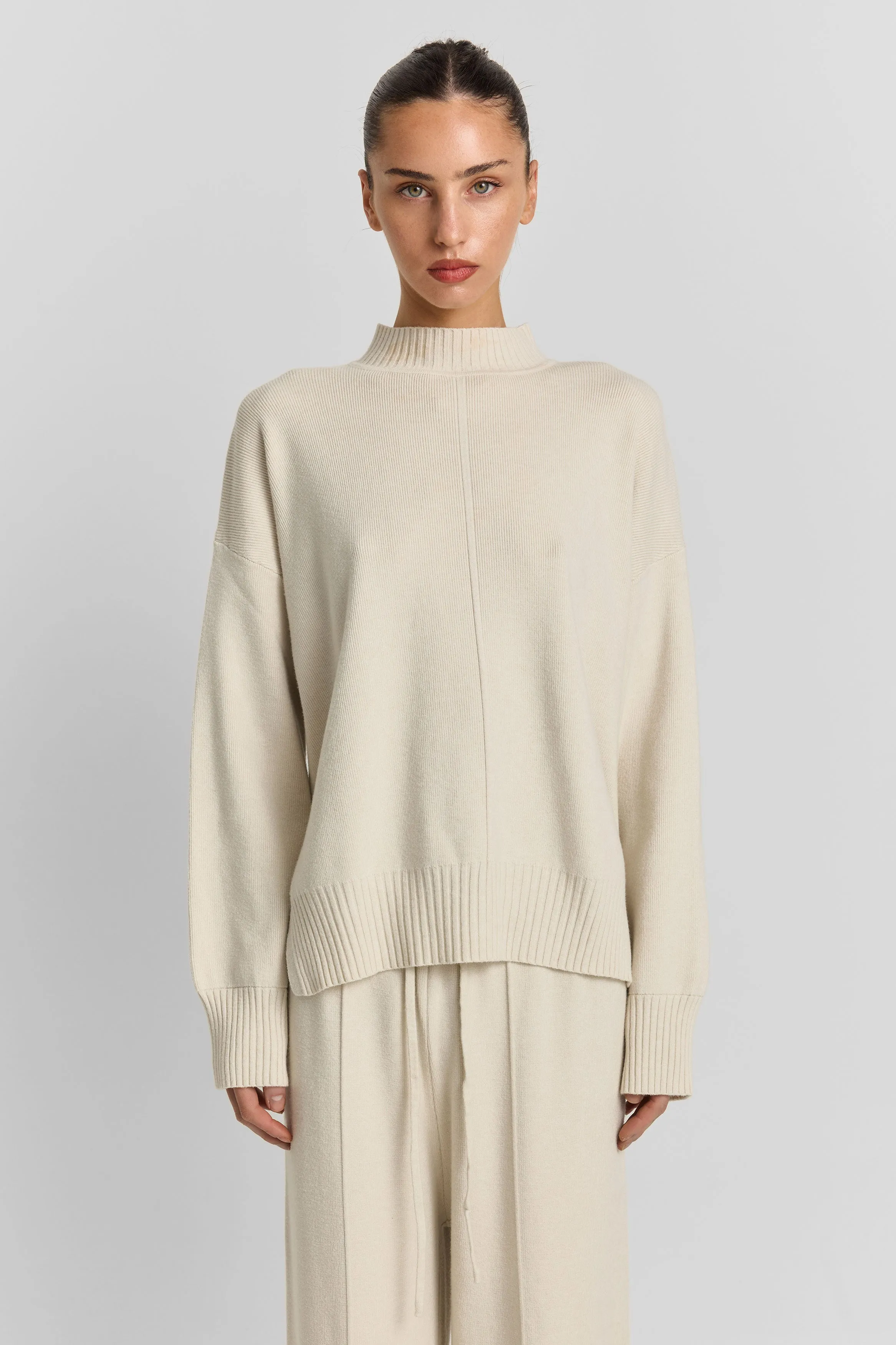 Maxine Knit Top Cream sold by Sasha Therese