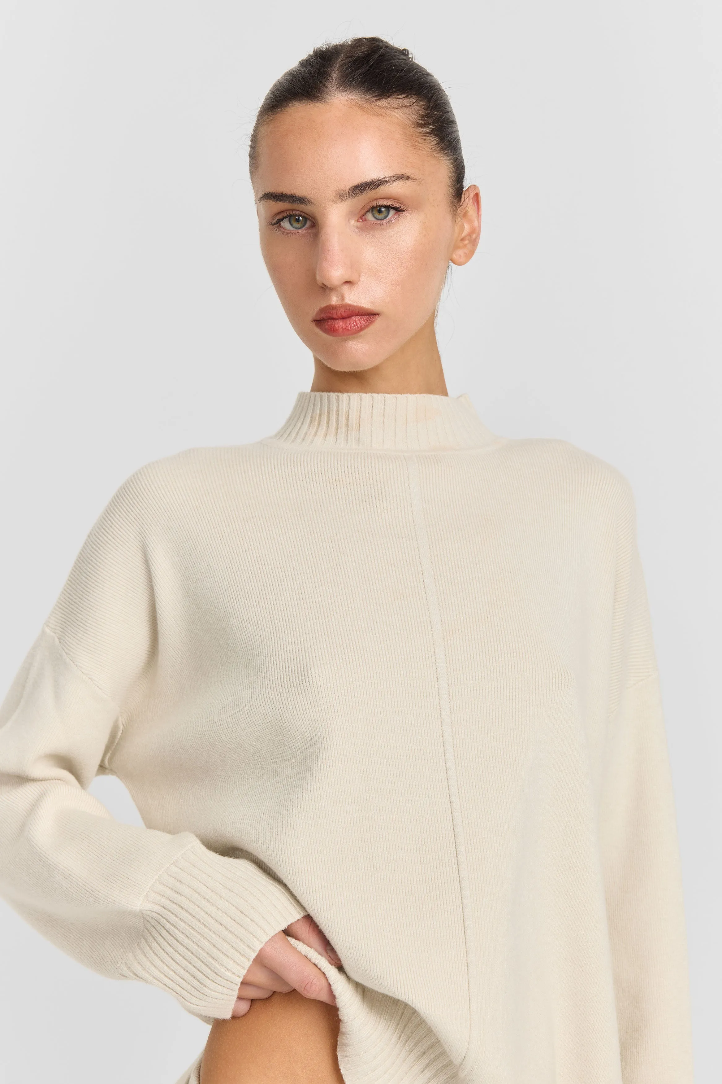 Maxine Knit Top Cream sold by Sasha Therese product image thumbnail 2