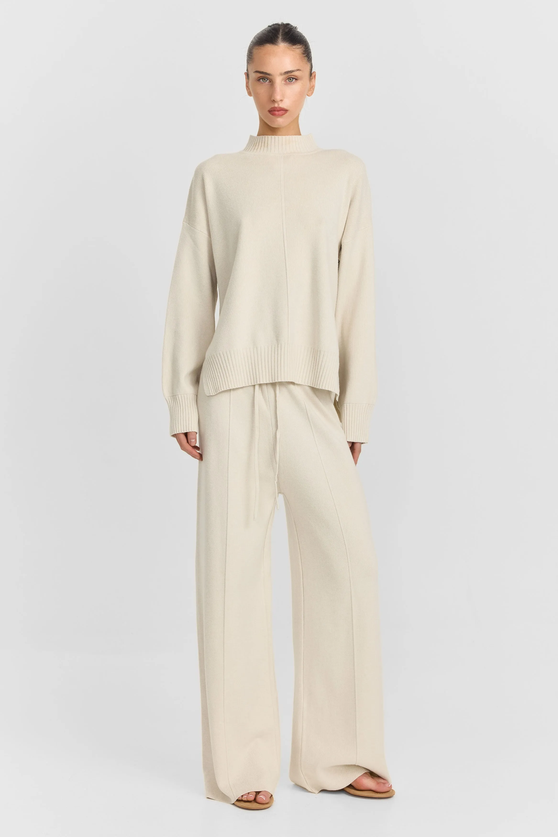 Maxine Knit Pant Cream sold by Sasha Therese product image thumbnail 2