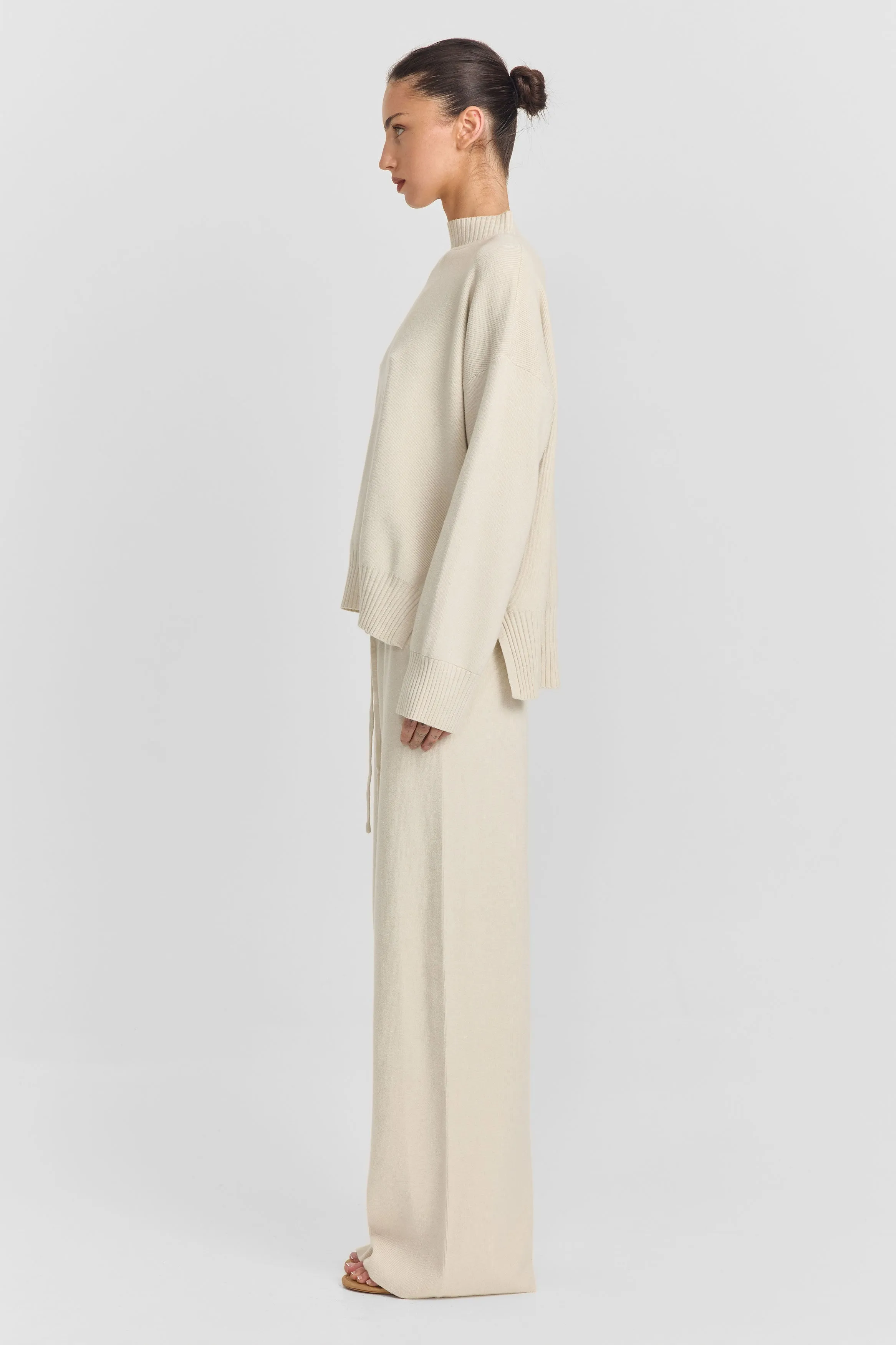 Maxine Knit Pant Cream sold by Sasha Therese product image thumbnail 4