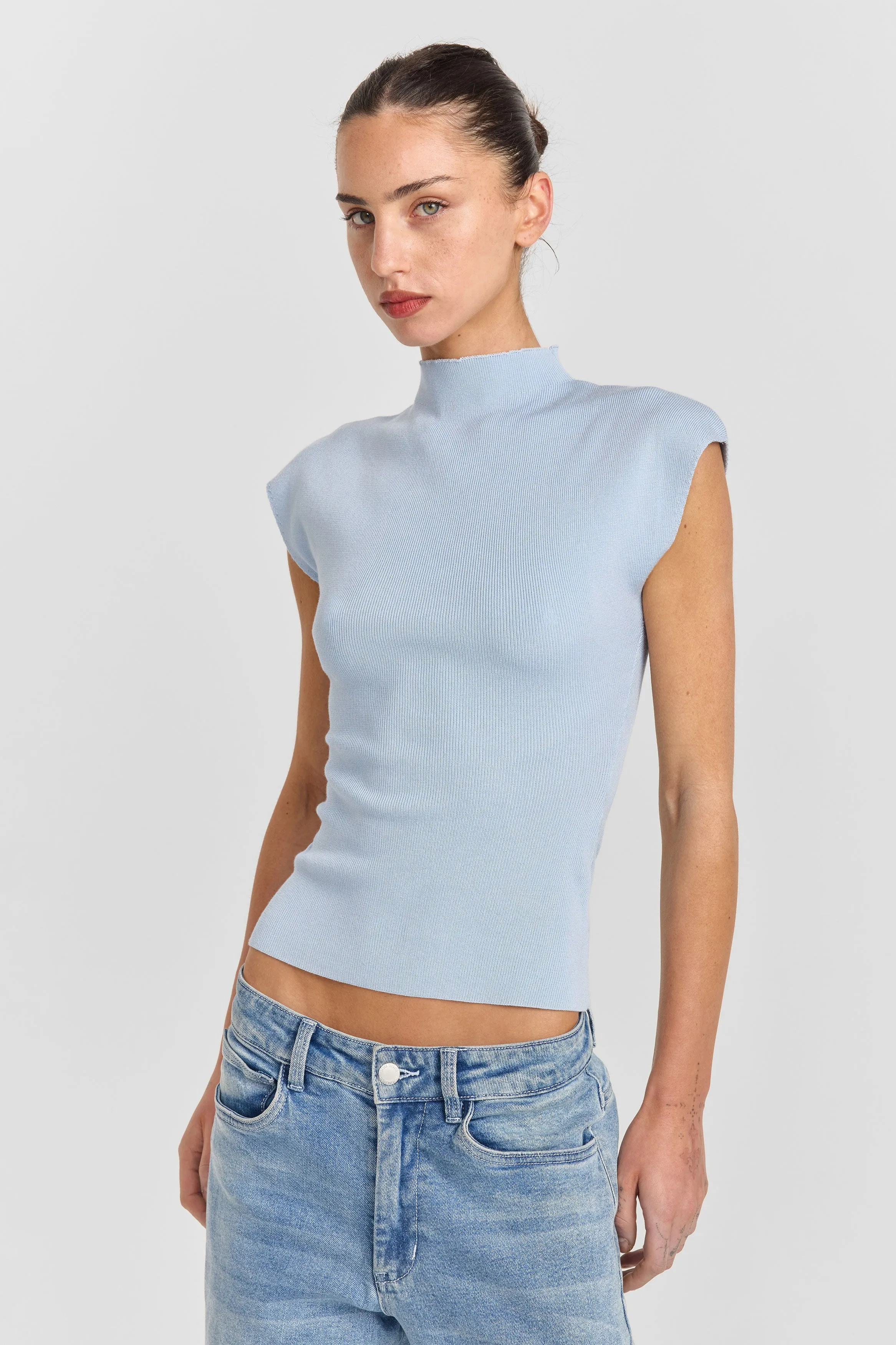 Suzette Top Blue sold by Sasha Therese product image thumbnail 4