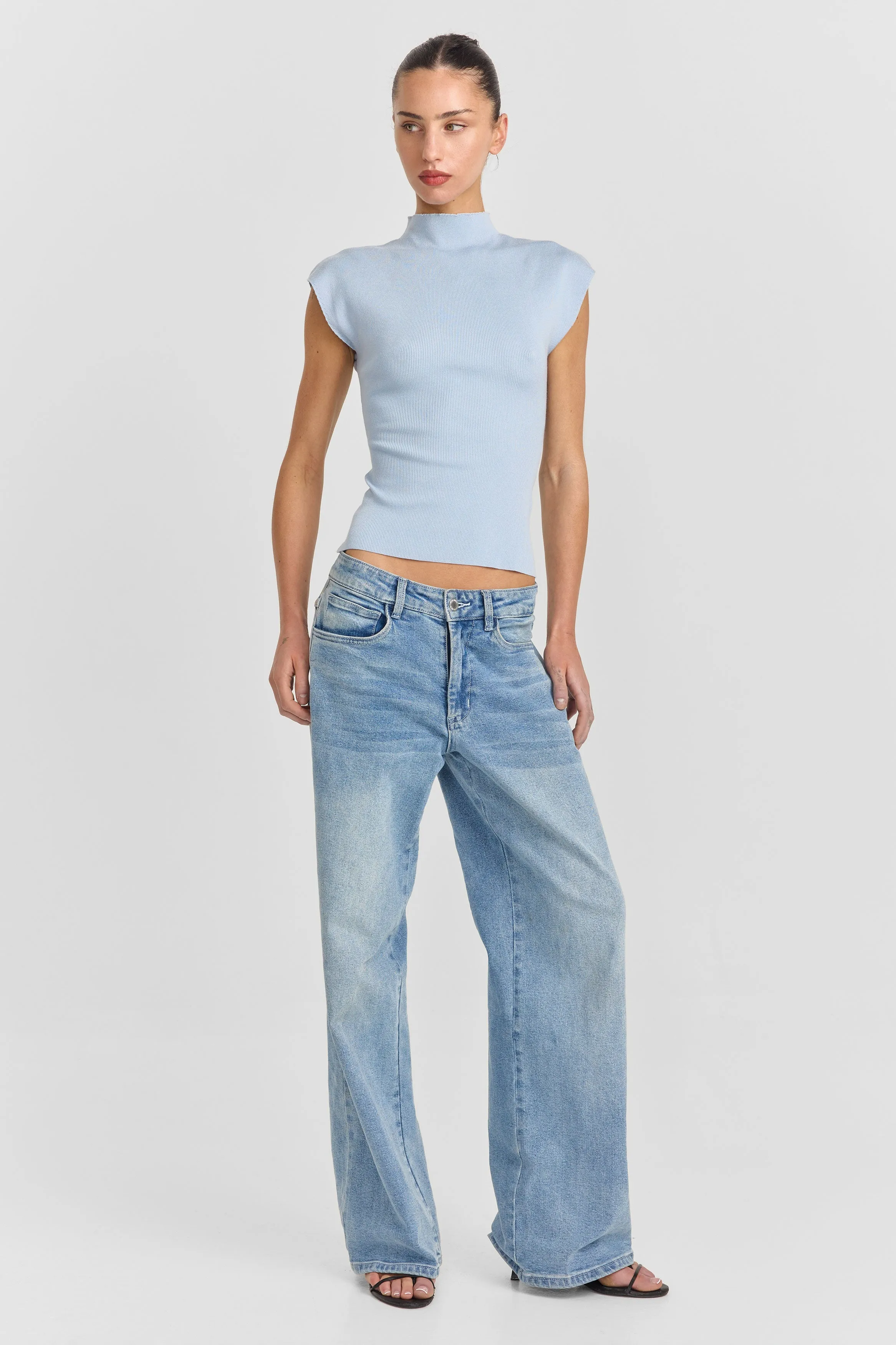 Suzette Top Blue sold by Sasha Therese