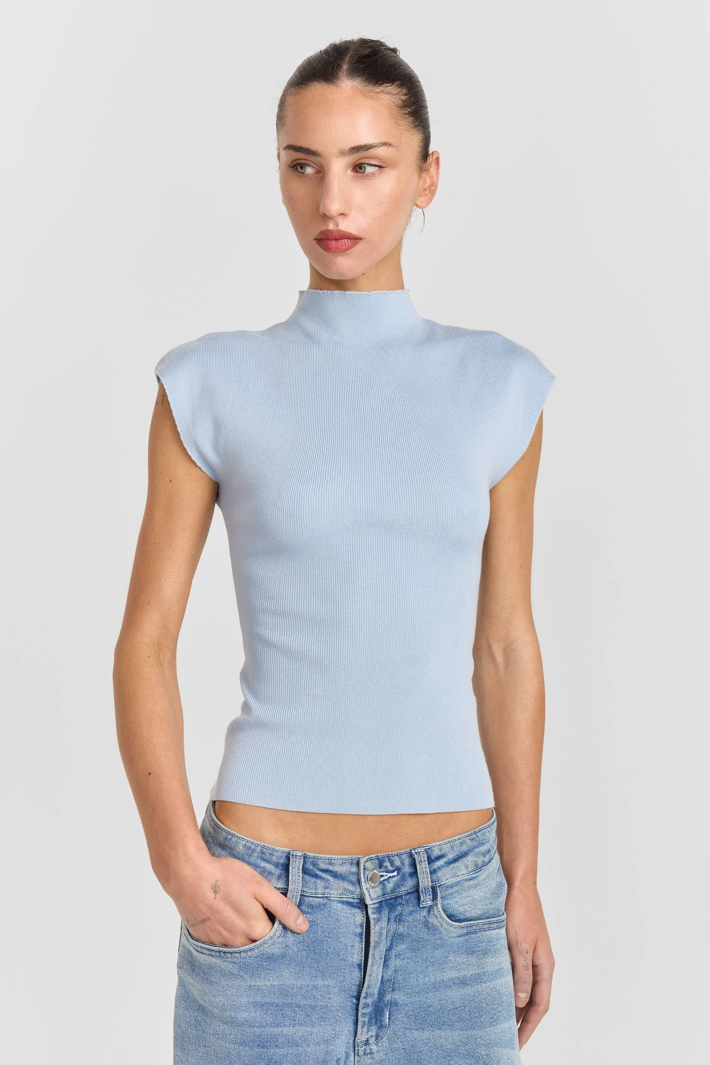 Suzette Top Blue sold by Sasha Therese product image thumbnail 2