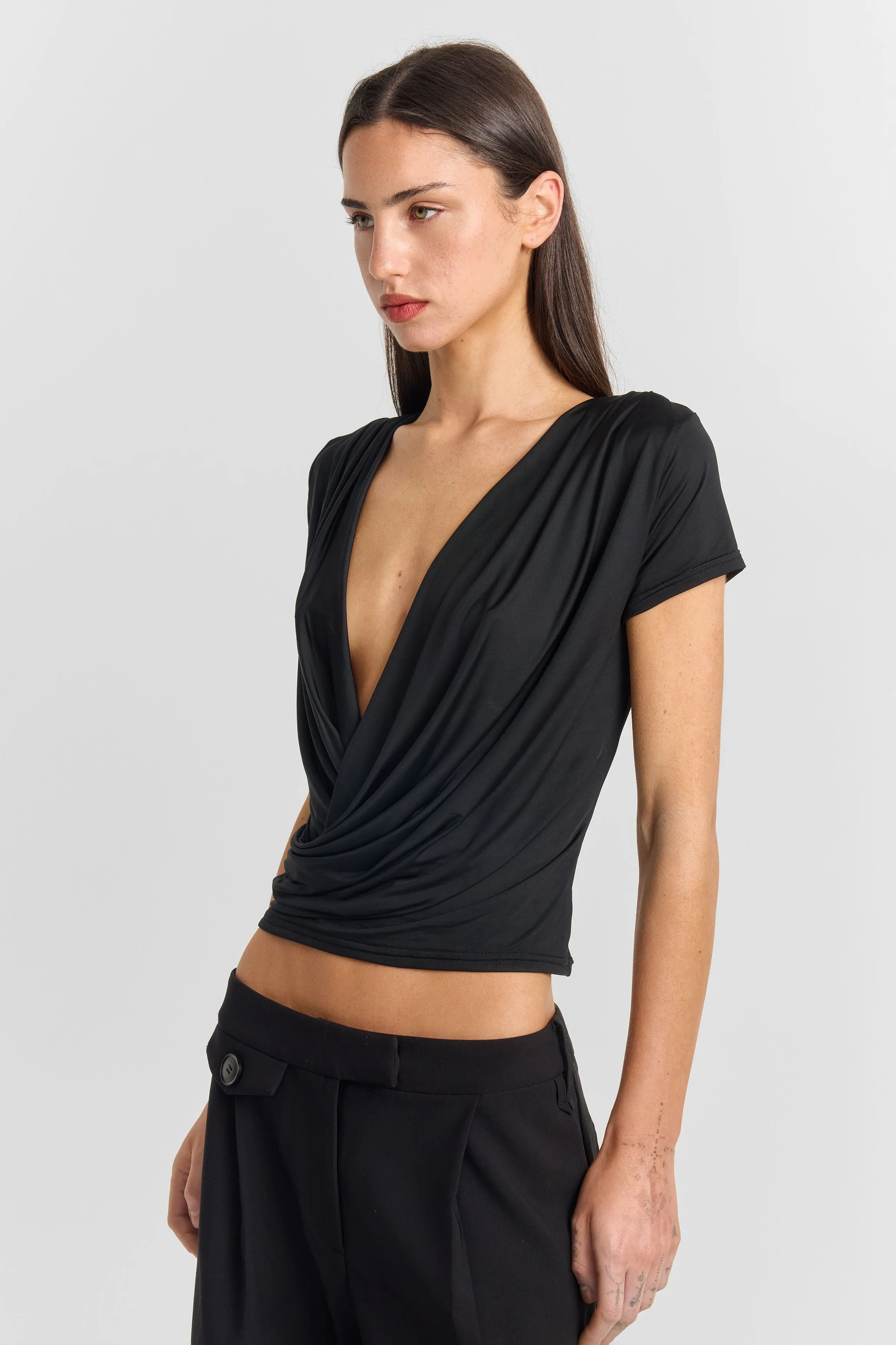 Brigitte Top Black sold by Sasha Therese product image thumbnail 4